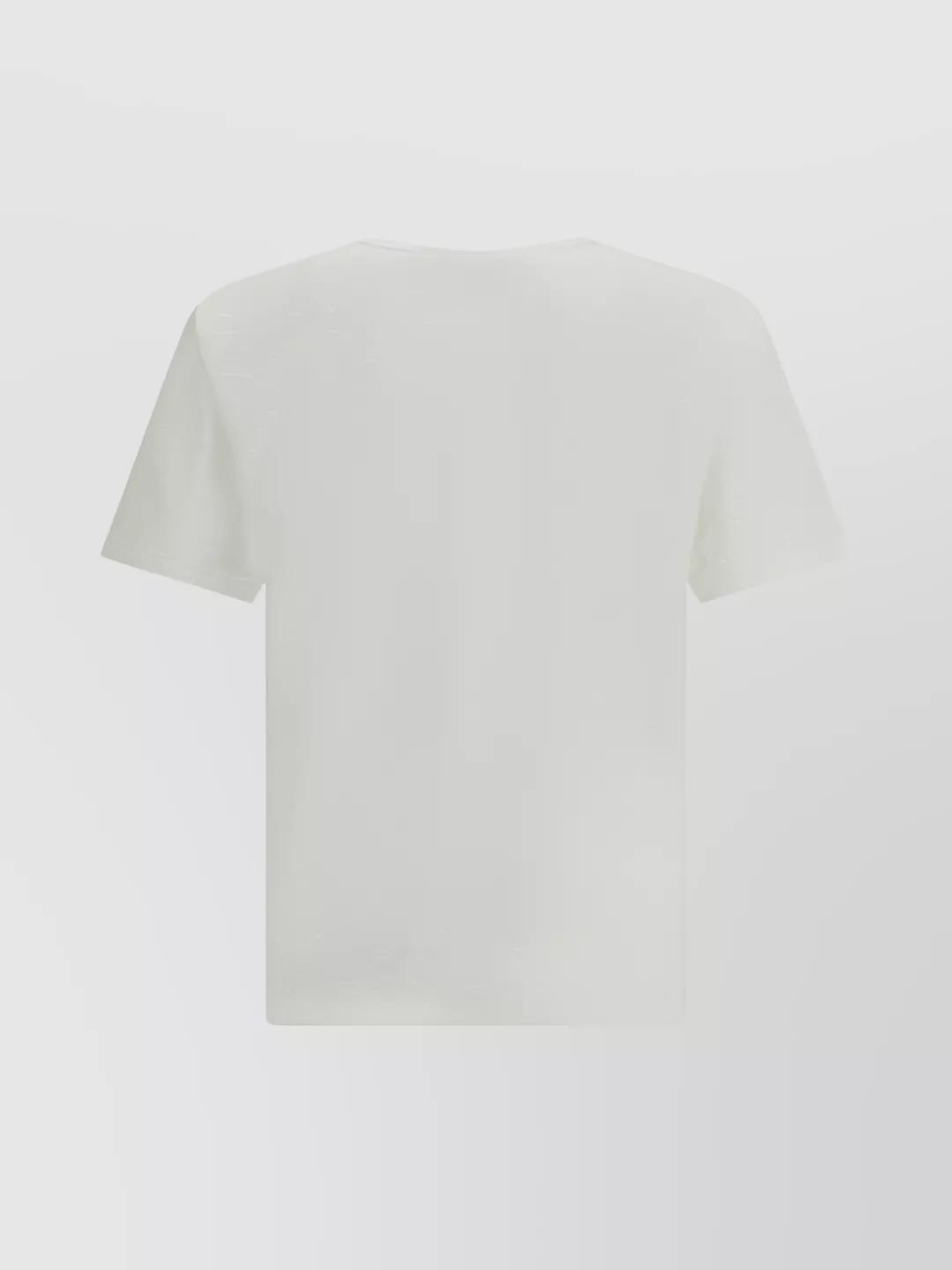 VALENTINO Mens Avorio Logo-print Crew-neck Cotton-jersey T-shirt Product Image