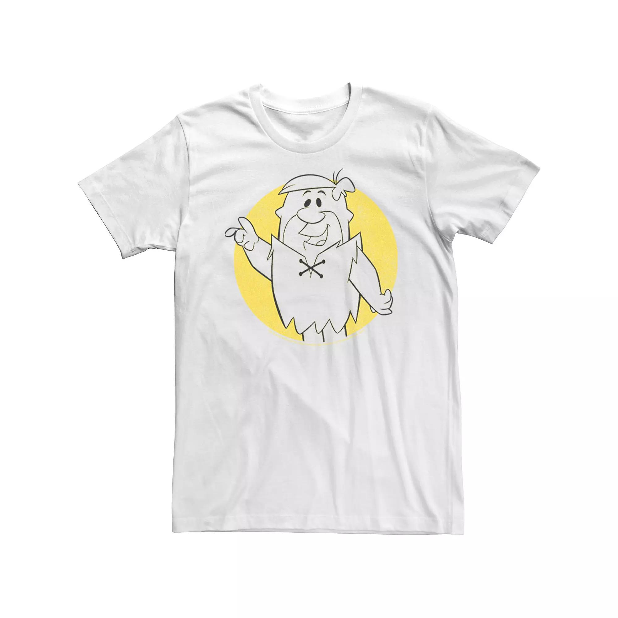 Men's The Flintstones Barney Circle Portrait Tee,  Product Image