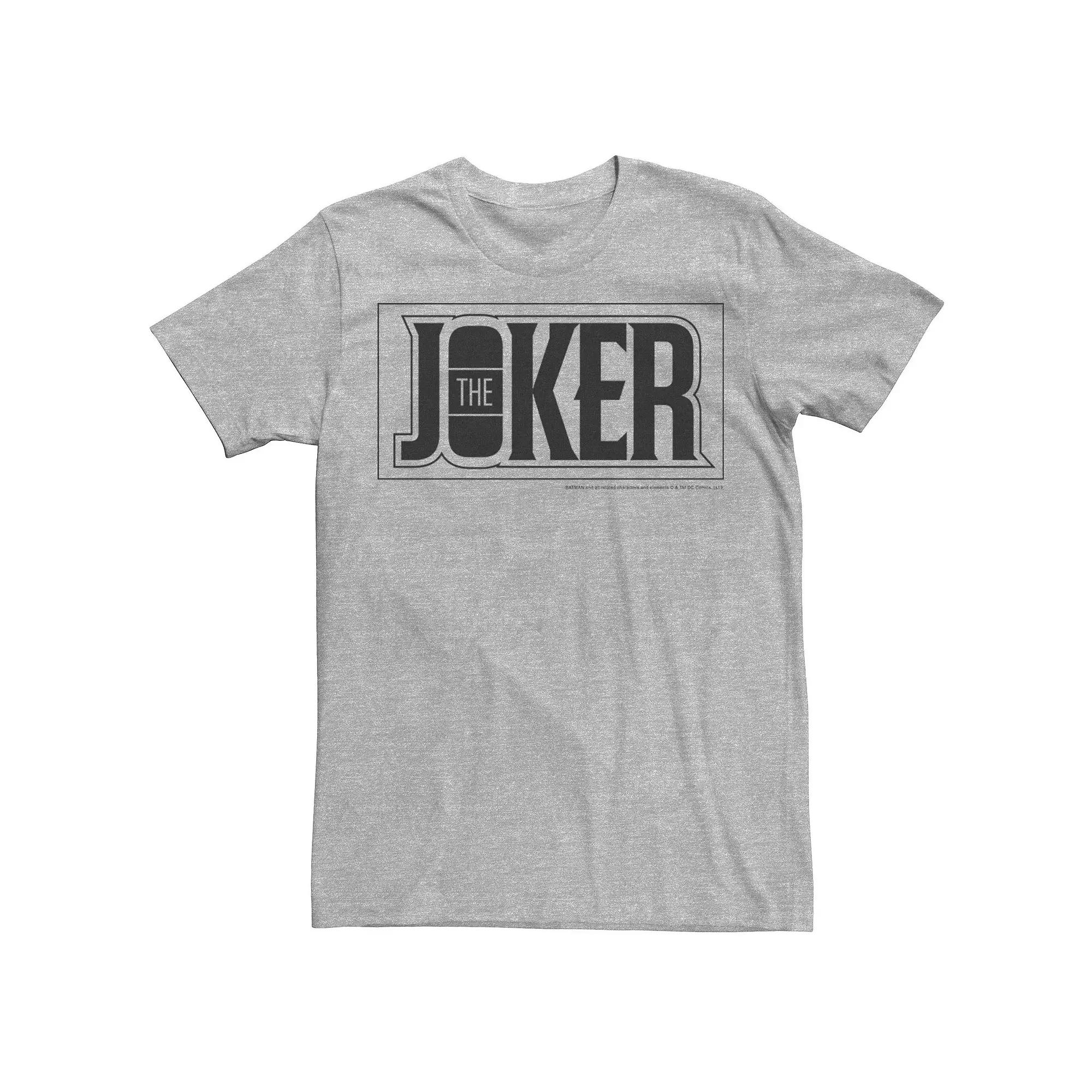 Men's DC Comics The Joker Bold Text Poster Tee,  Product Image