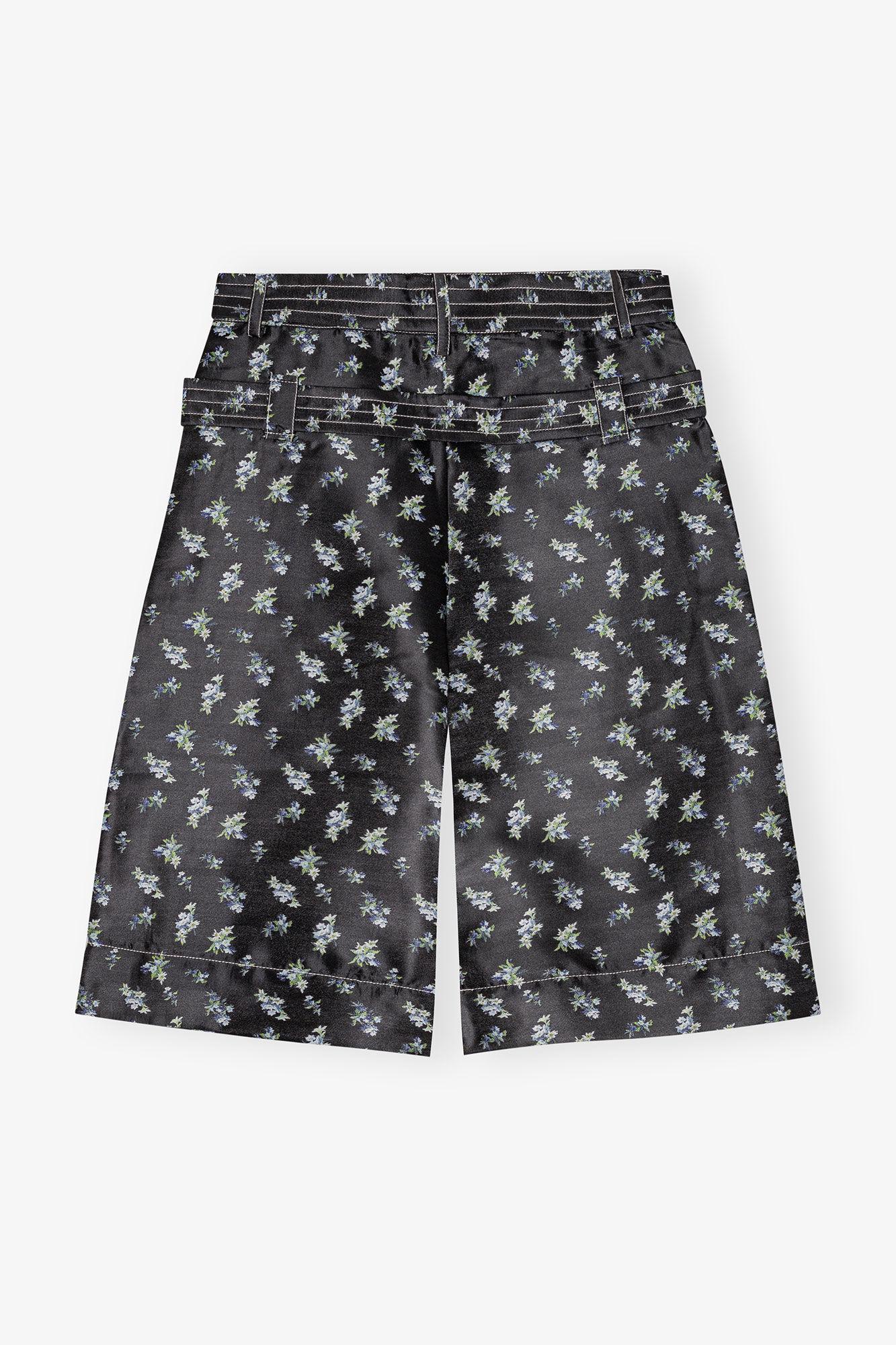 Floral Jacquard Shorts Product Image
