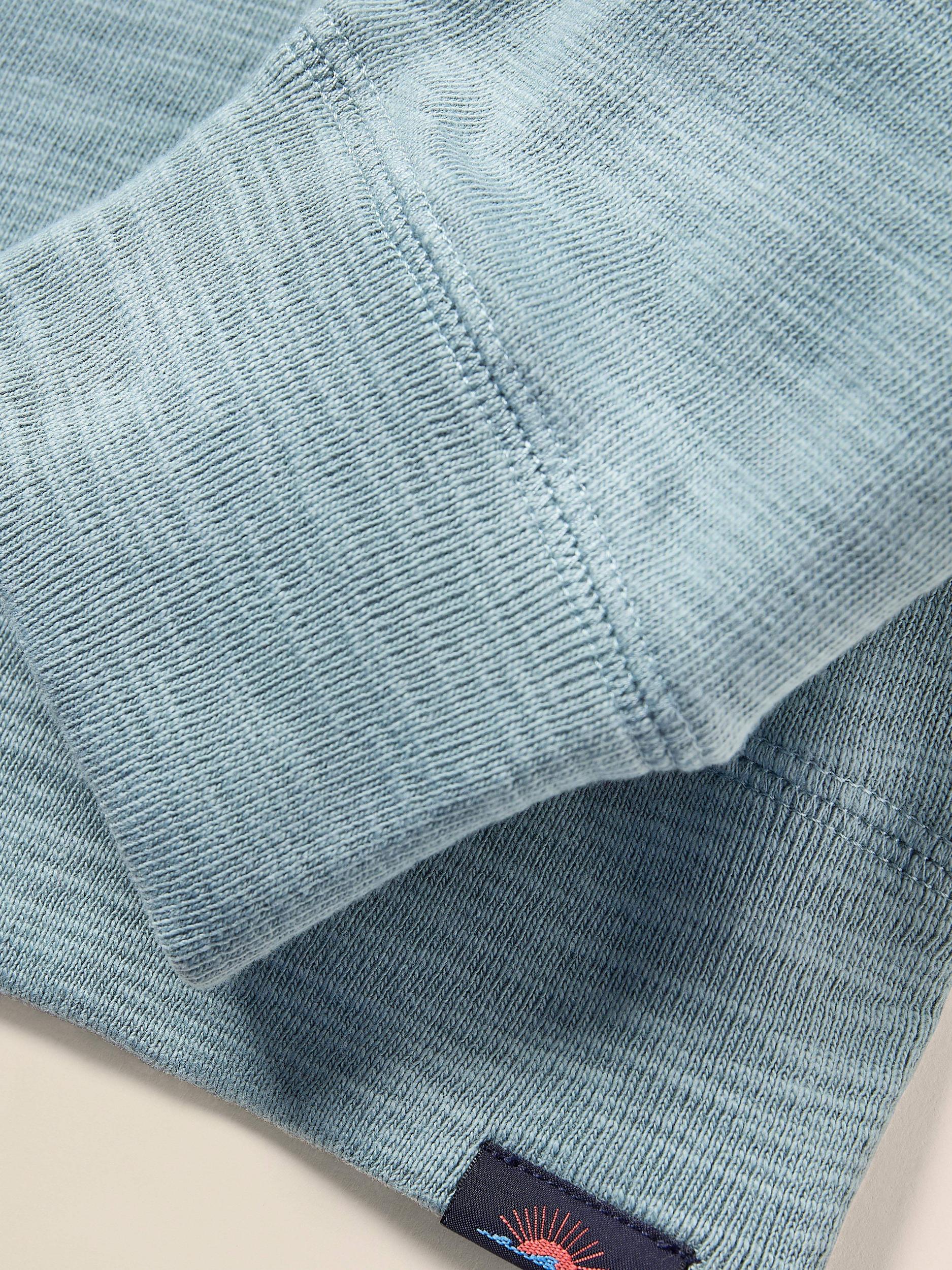 Sunwashed Midweight Organic Hoodie - Ocean Glass Male Product Image