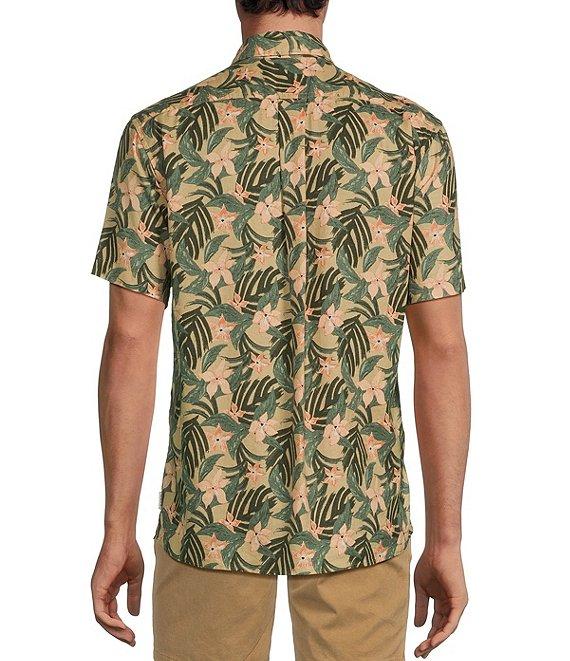 Rowm's Outsider's Oasis Short Sleeve Medium Floral Print Shirt Product Image