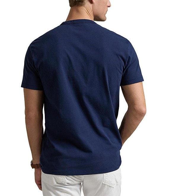 Polo Ralph Lauren Knit Jersey Classic Fit Big Pony Jersey Crew Neck Short Sleeve T-Shirt Product Image