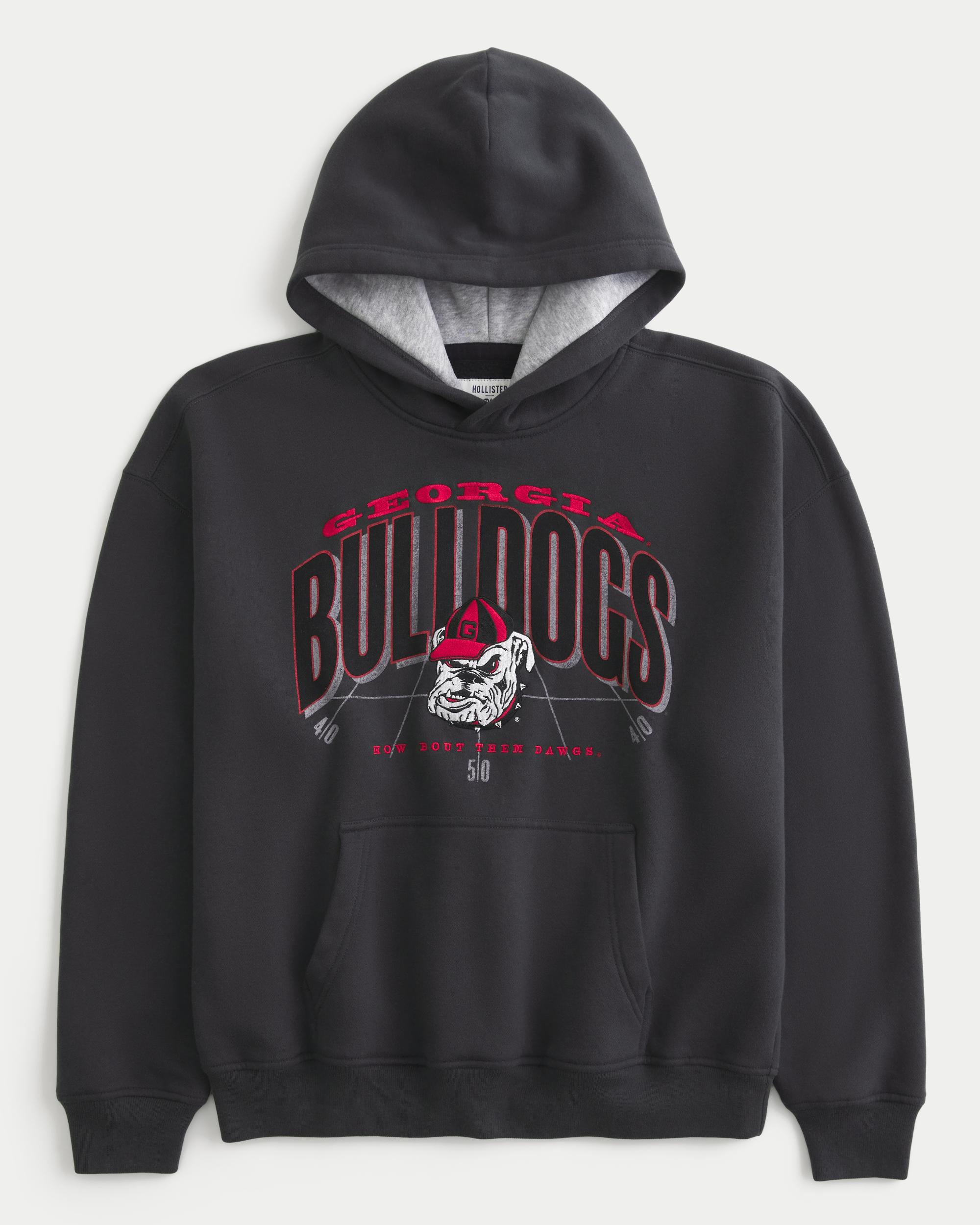 Boxy UConn Graphic Hoodie Product Image