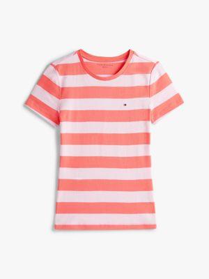 Rugby Stripe Crewneck T-Shirt Product Image