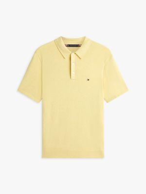 Short-Sleeve Sweater Polo Product Image