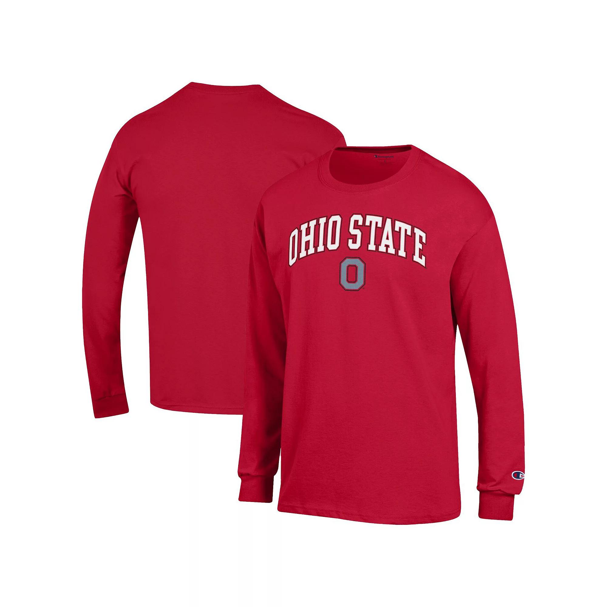Men's Champion Purple Northwestern Wildcats Arch Over Logo Long Sleeve T-Shirt,  Product Image