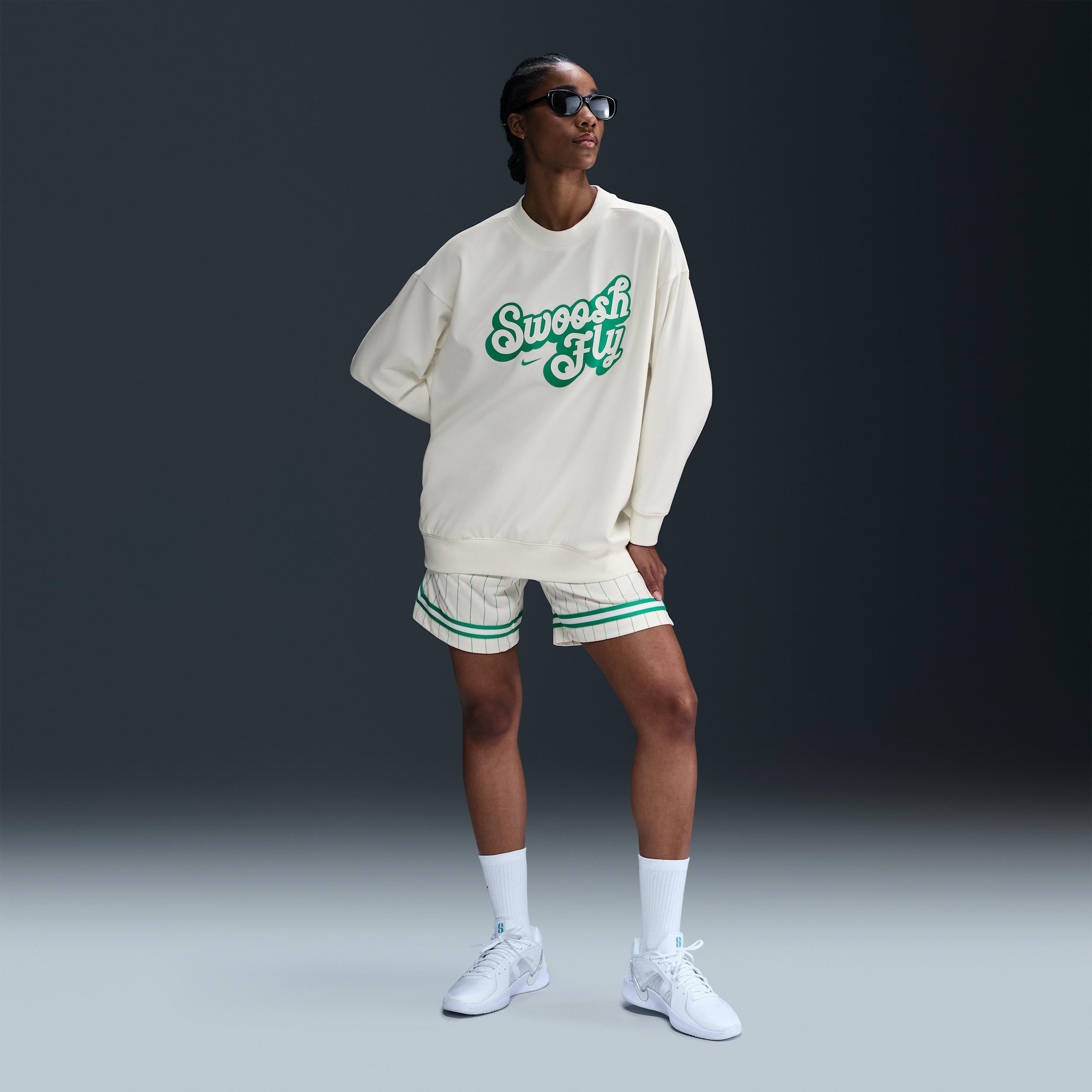 Nike Swoosh Fly Women's Dri-FIT Oversized French Terry Basketball Sweatshirt Product Image