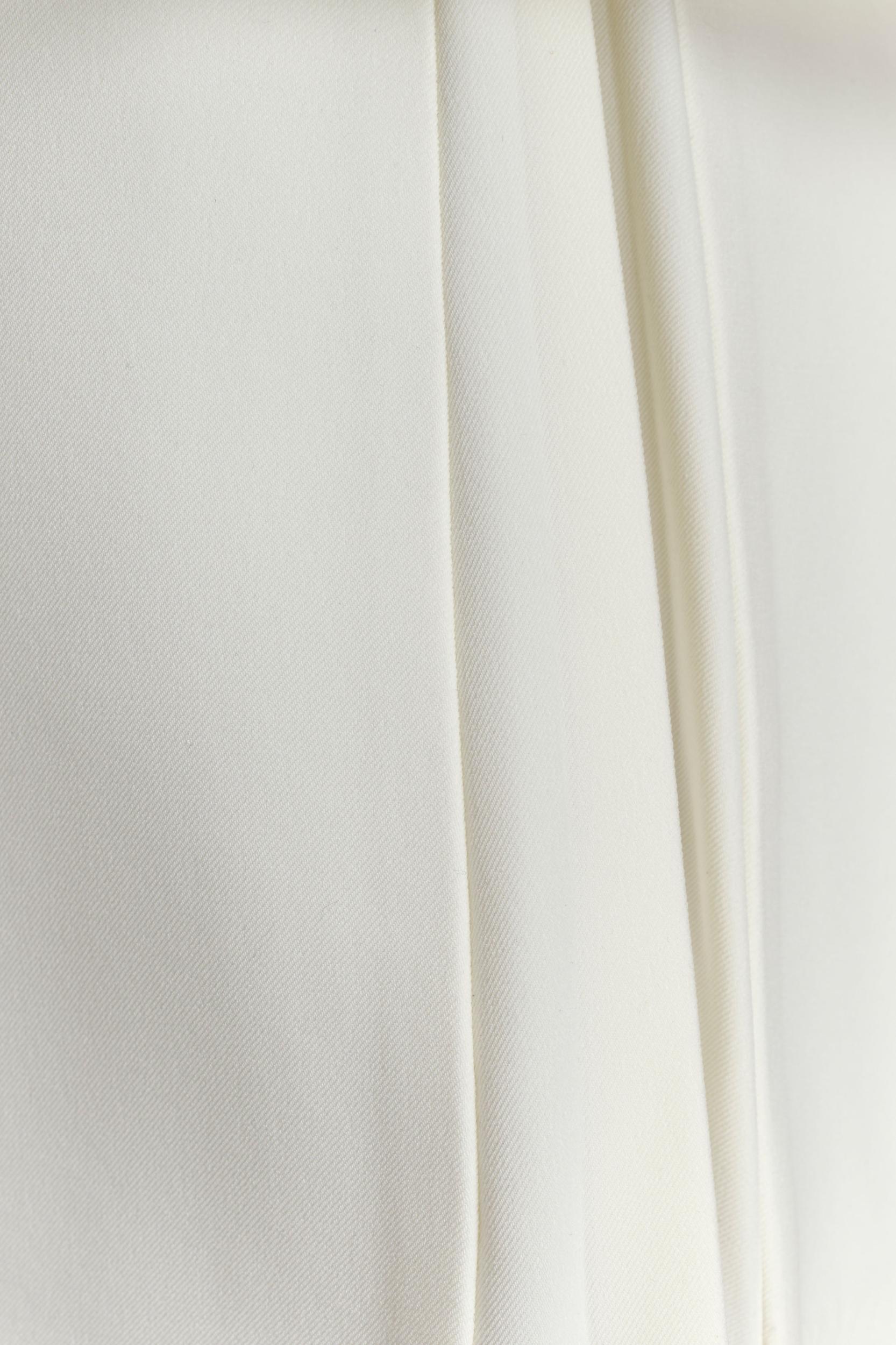 Melinda Mini Skirt With Pleats - Ivory Product Image