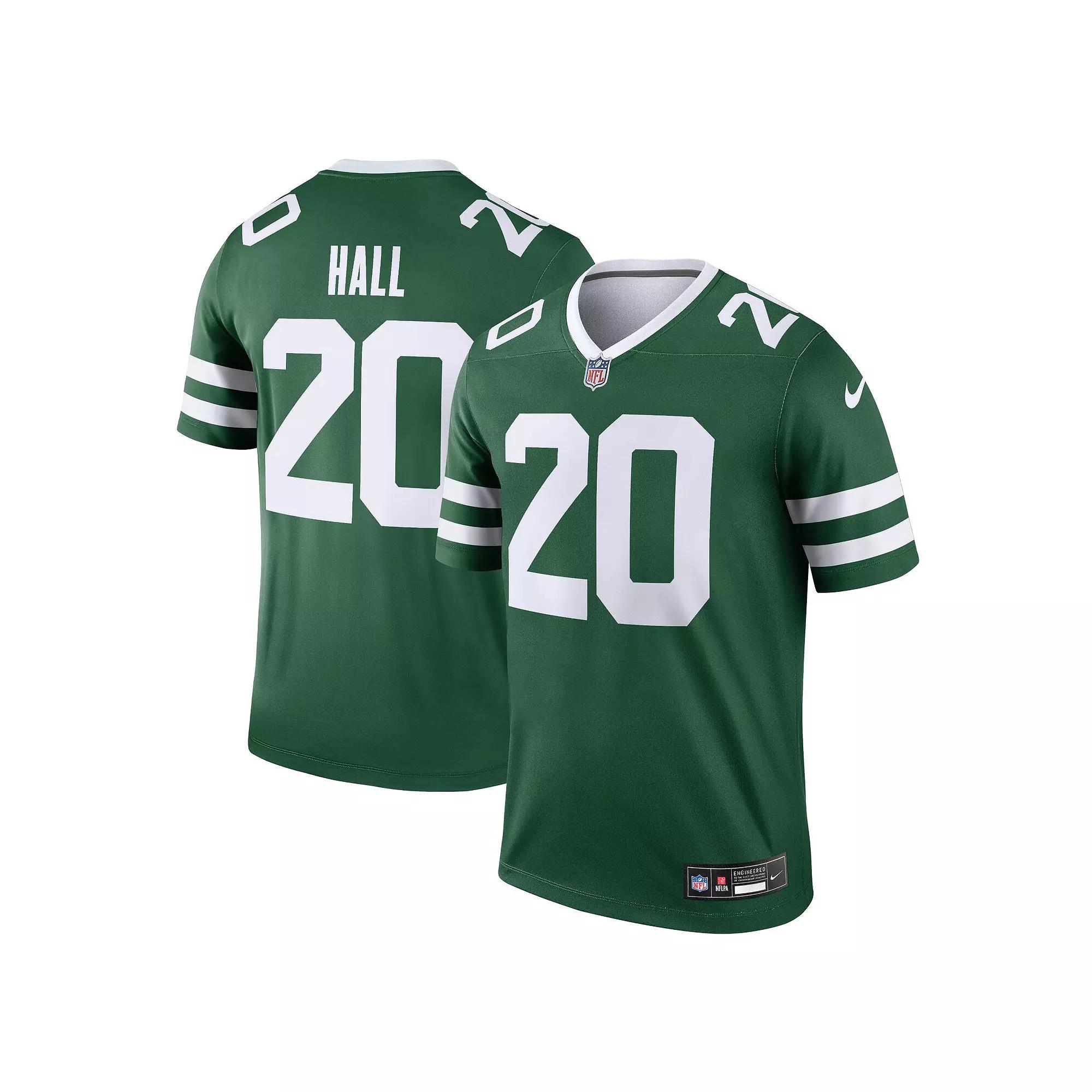 Men's Nike Breece Hall Legacy Green New York Jets Legend Jersey,  Product Image