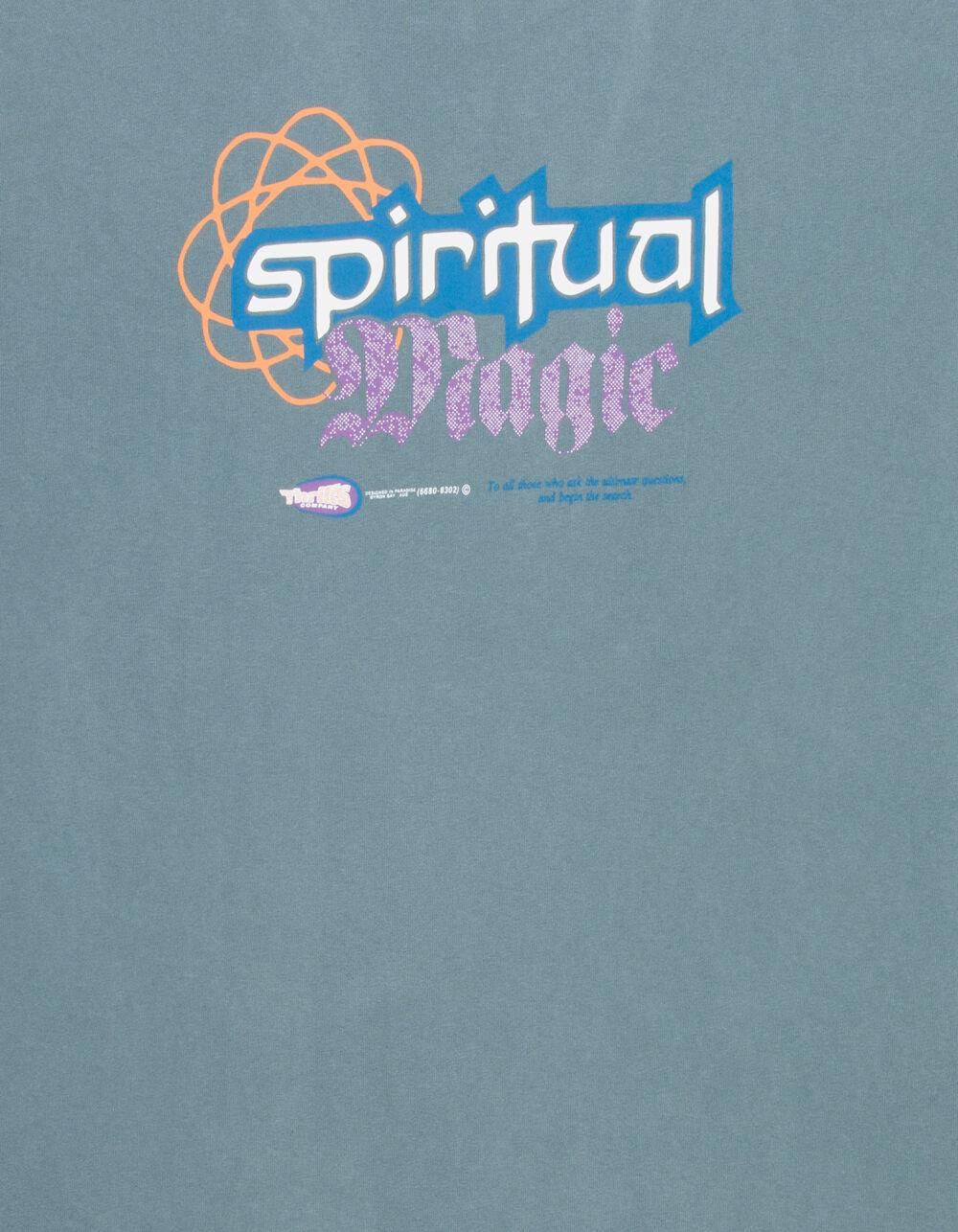 THRILLS Spiritual Mens Boxy Tee - TEAL BLUE Product Image