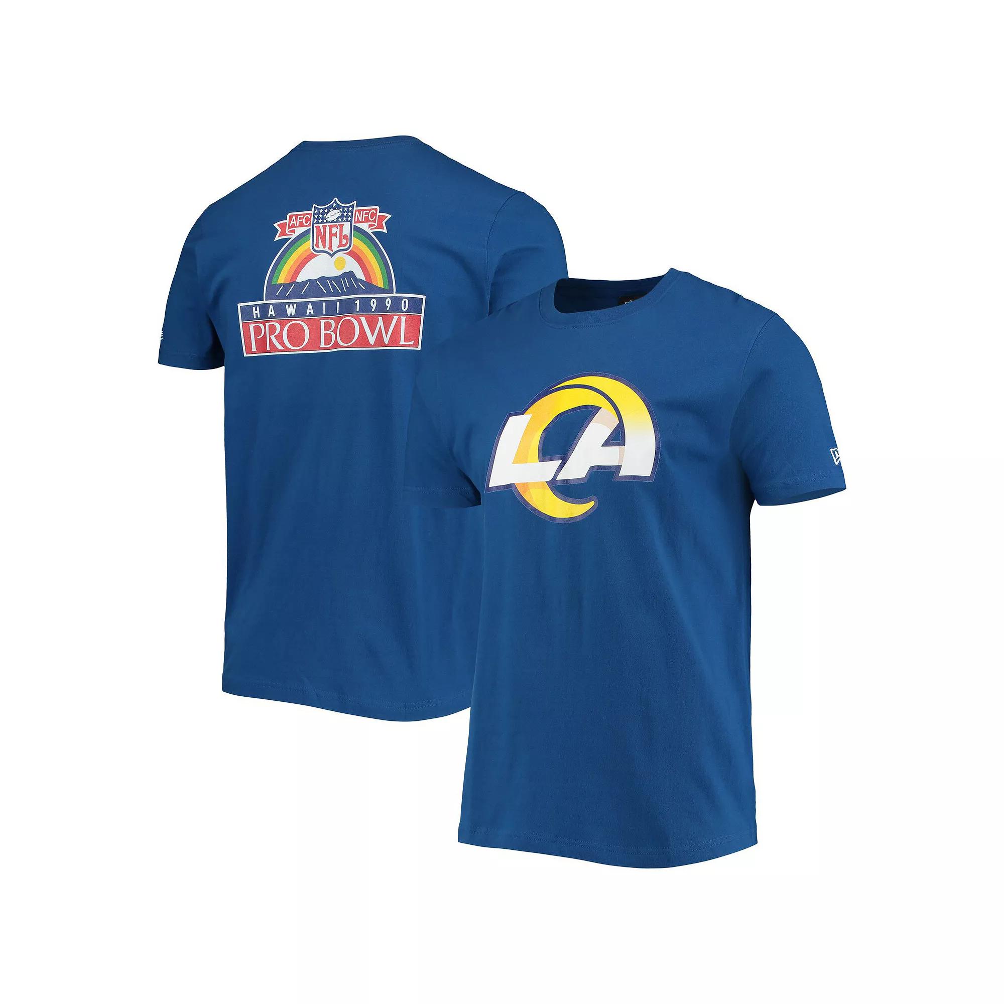 Men's New Era Royal Los Angeles Rams 1990 Pro Bowl T-Shirt,  Product Image