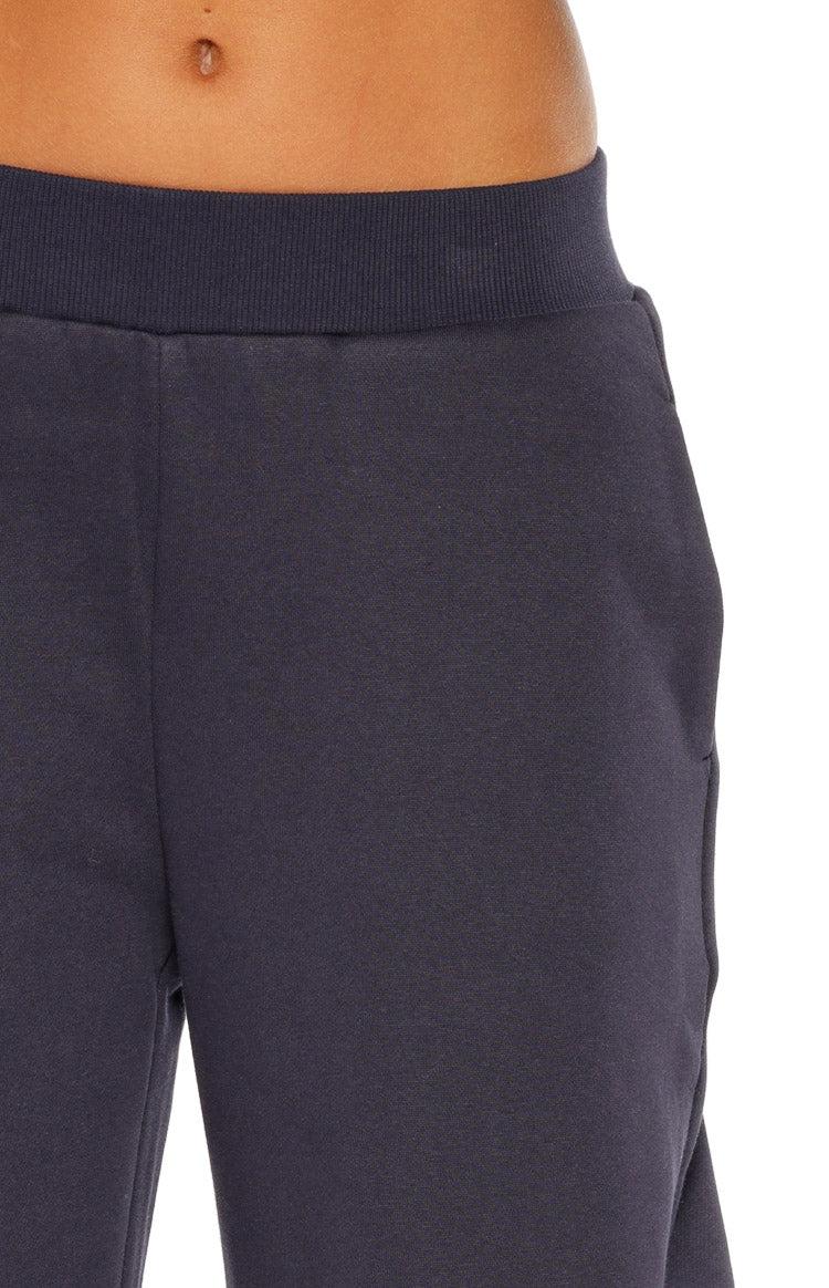 Dora Navy Barrel Leg Track Pants Product Image