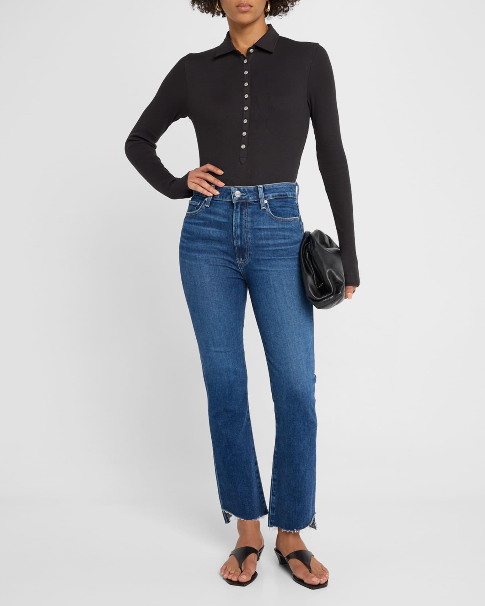 Claudine Kick-Flare Jeans with Angled Hem Product Image