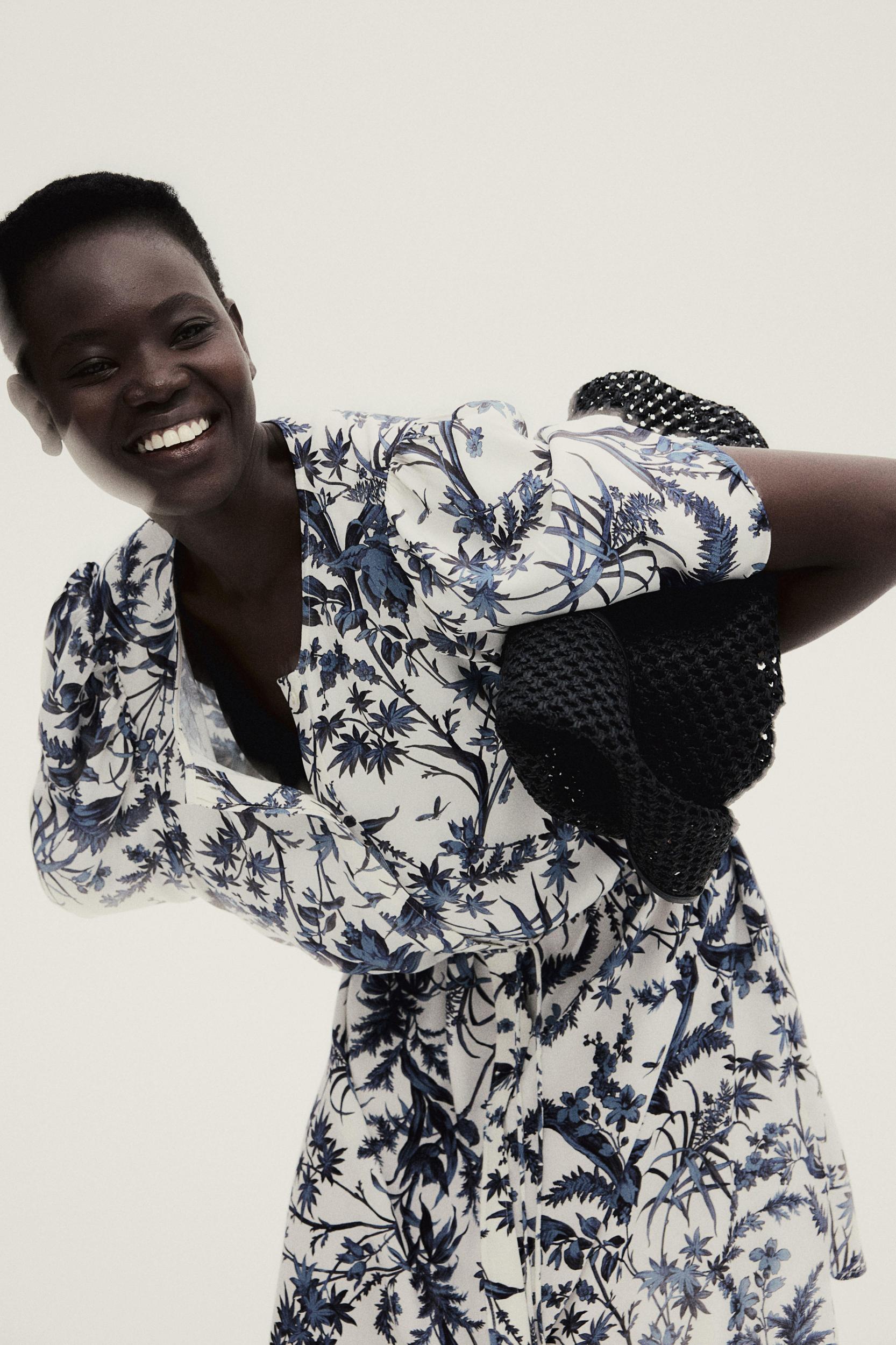 Puff-Sleeved Dress Product Image