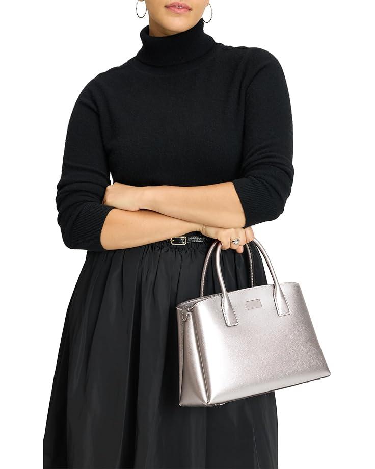 Bleecker Saffiano Leather Medium Crossbody Tote Product Image