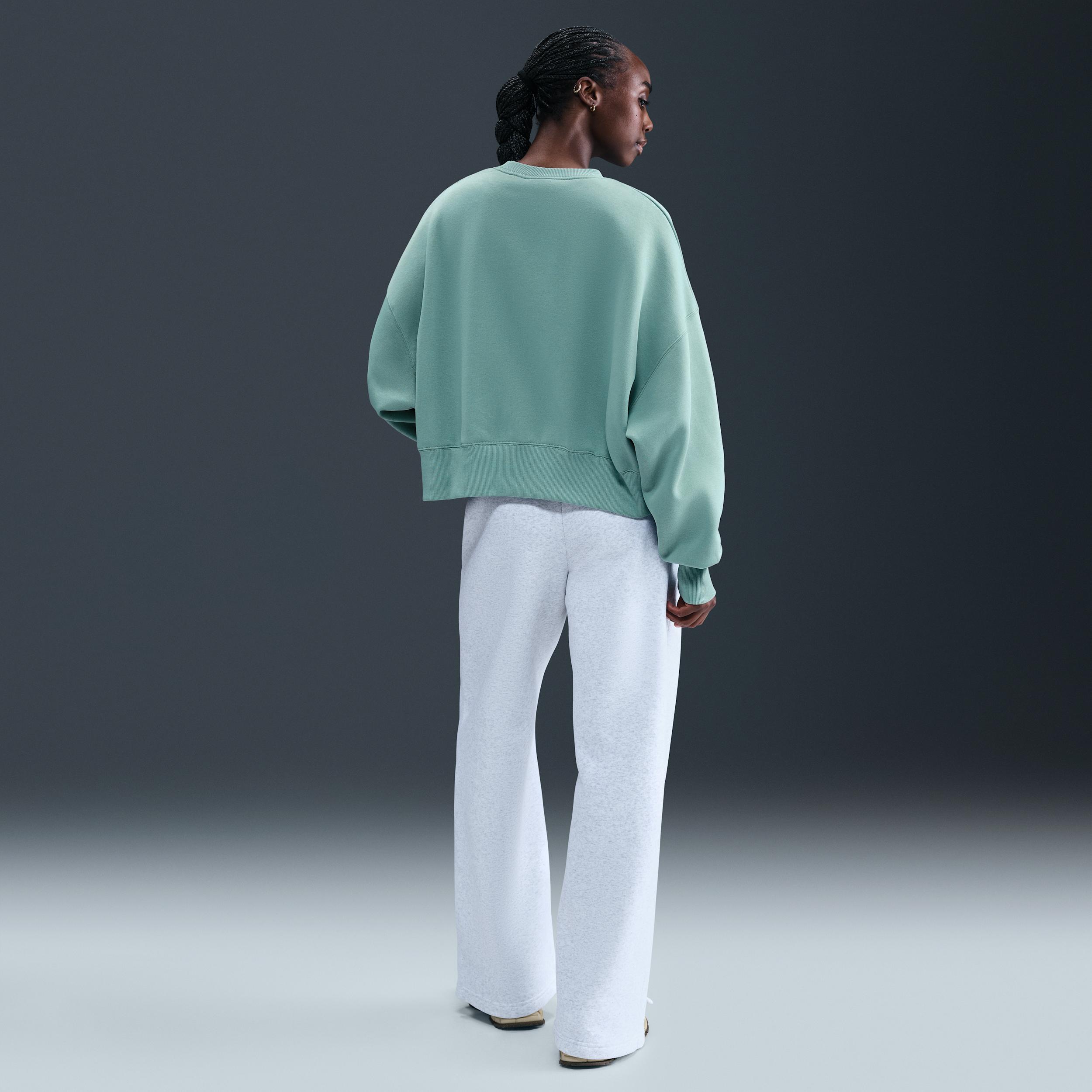 Womens Nike Sportswear Phoenix Fleece Oversized Crew-Neck Sweatshirt | IH7811-017 Product Image