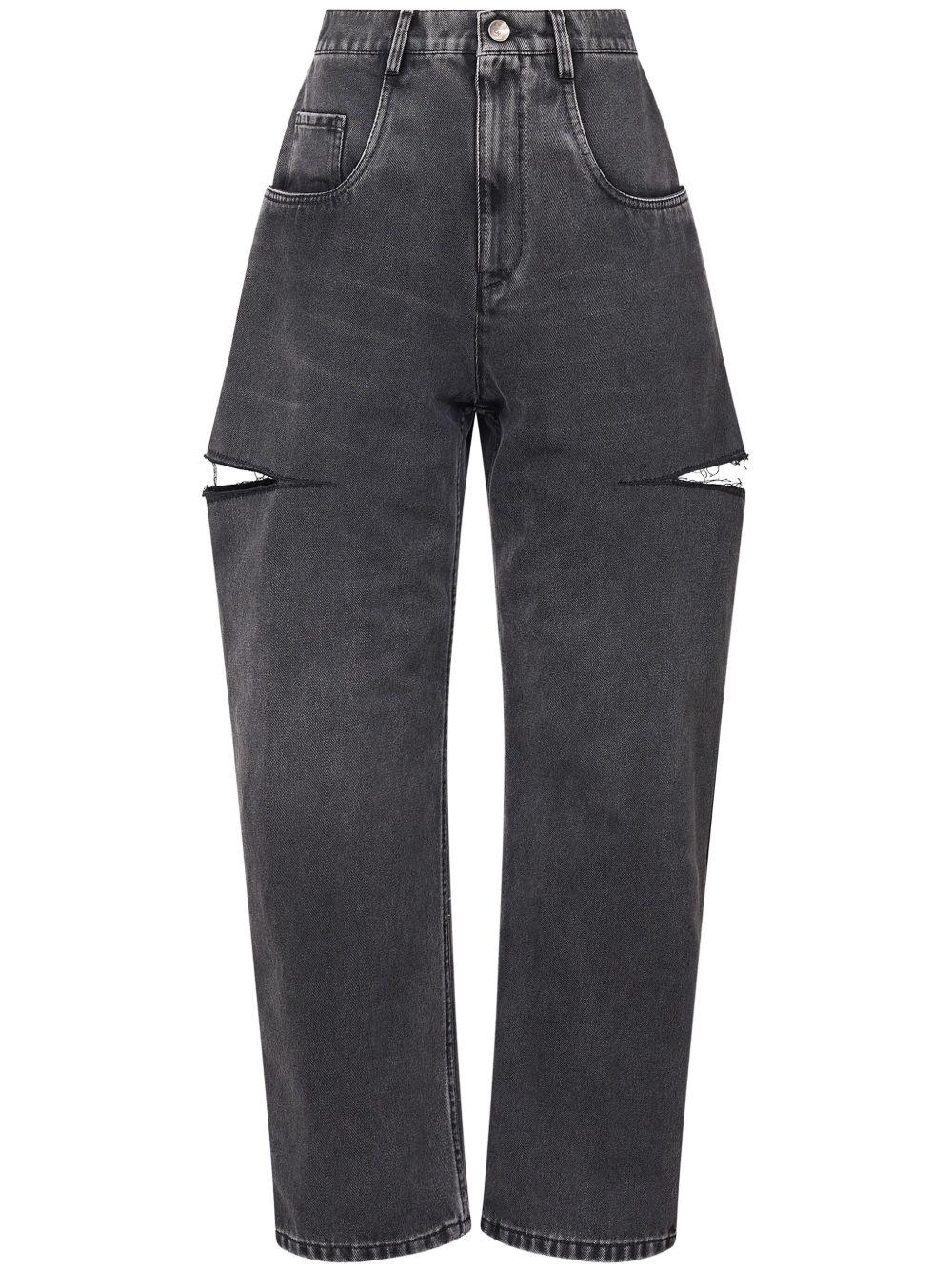 high-rise tapered jeans Product Image