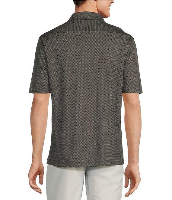 Hart Schaffner Marx HartSoft Short Sleeve Mini Print Coatfront Shirt Product Image