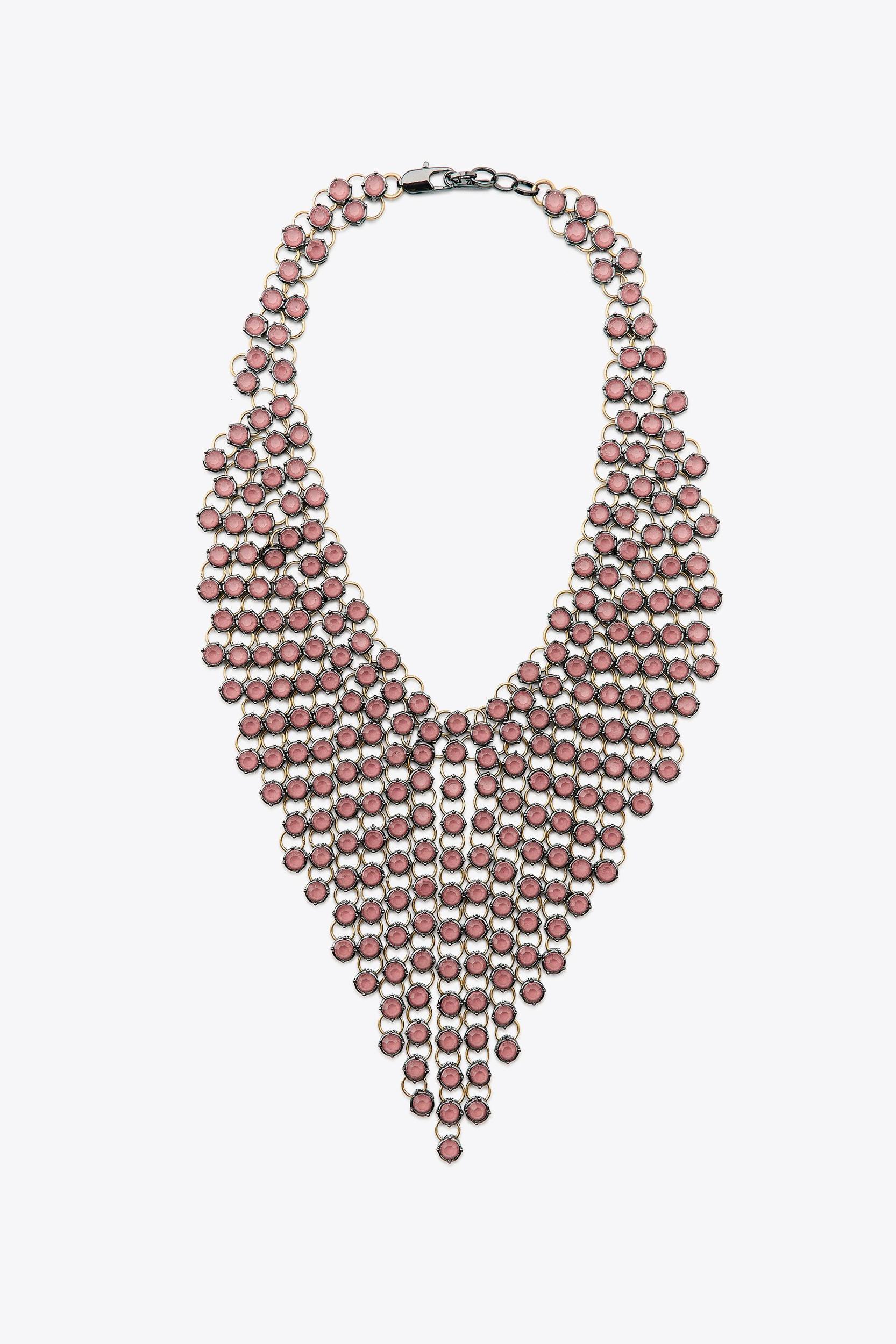 JEWELED WATERFALL NECKLACE Product Image