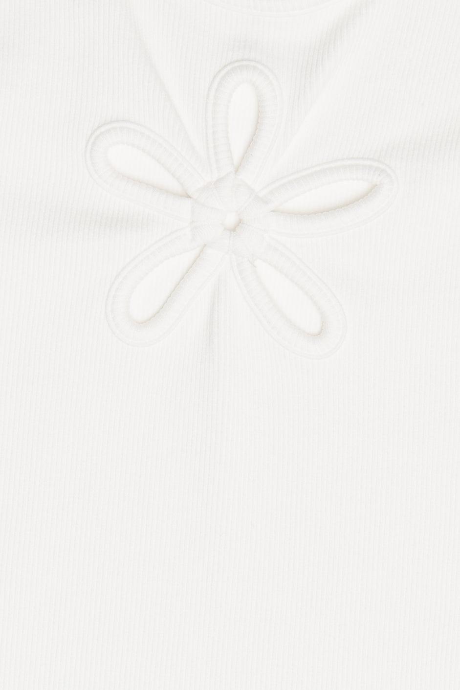 Flower Cut Out Seamless Tank Top Product Image