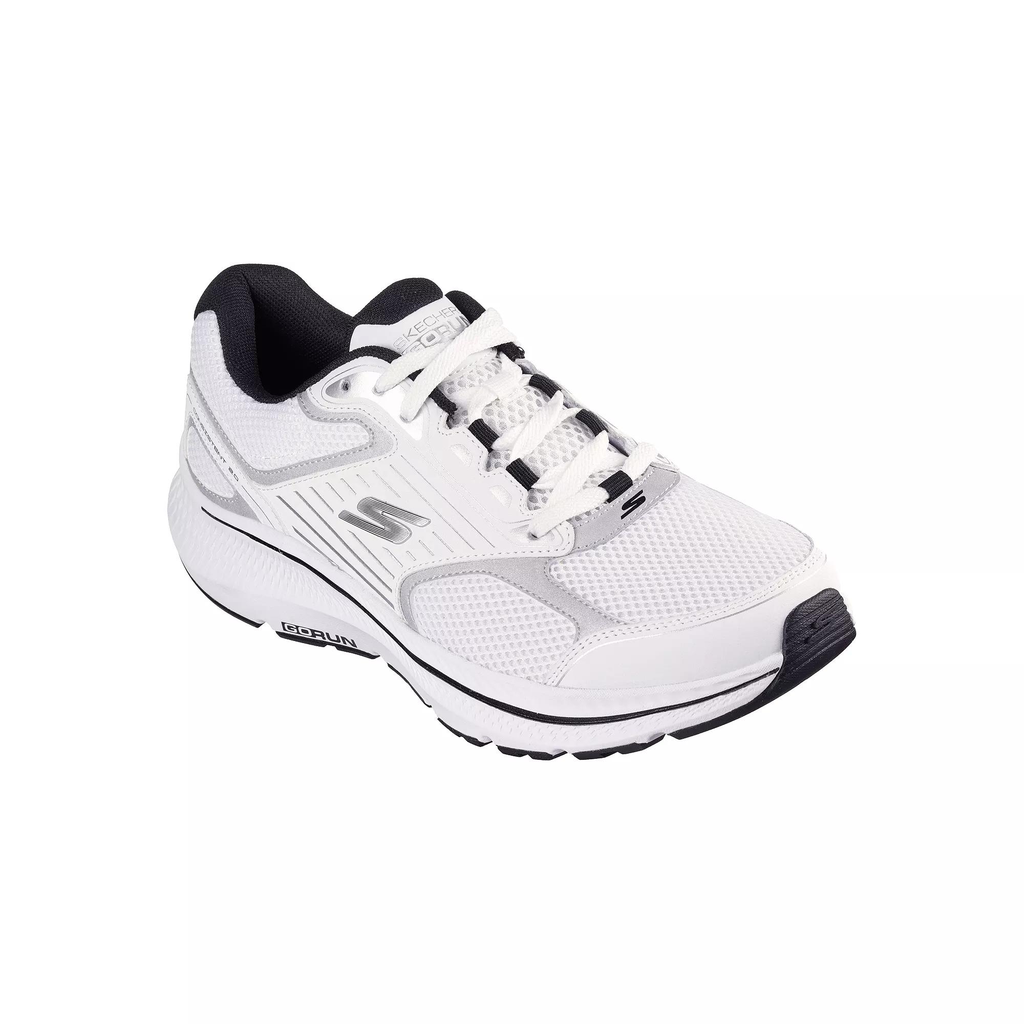 Skechers® GO RUN Consistent™ 2.0 Silver Wolf Men's Shoes, Size: 11.5, White Silver Product Image
