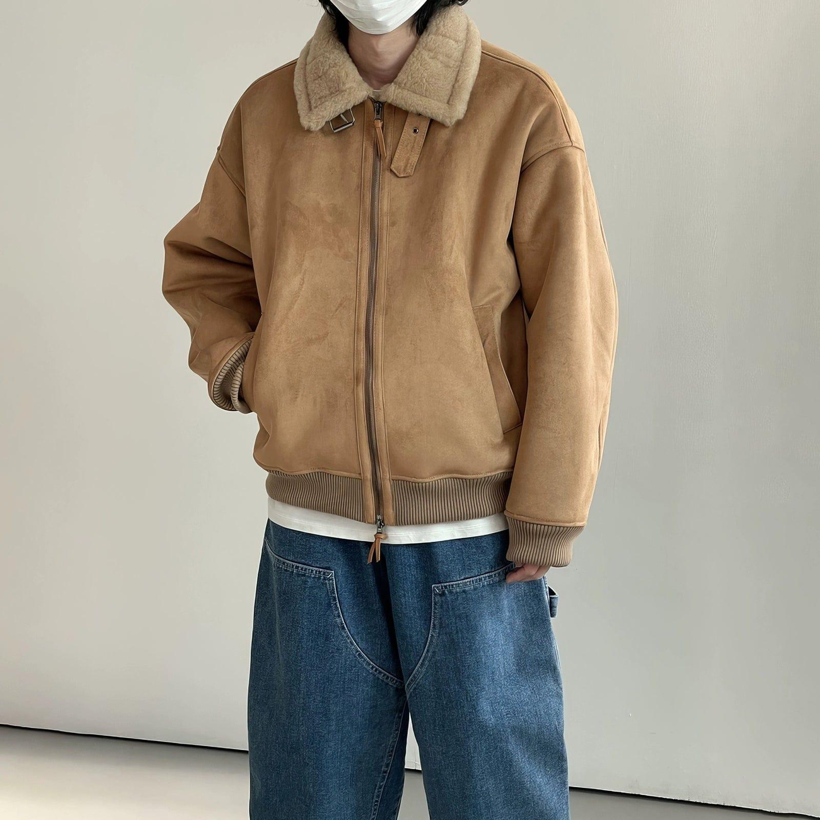 RT No. 12201 SUEDE ZIP-UP JK Product Image