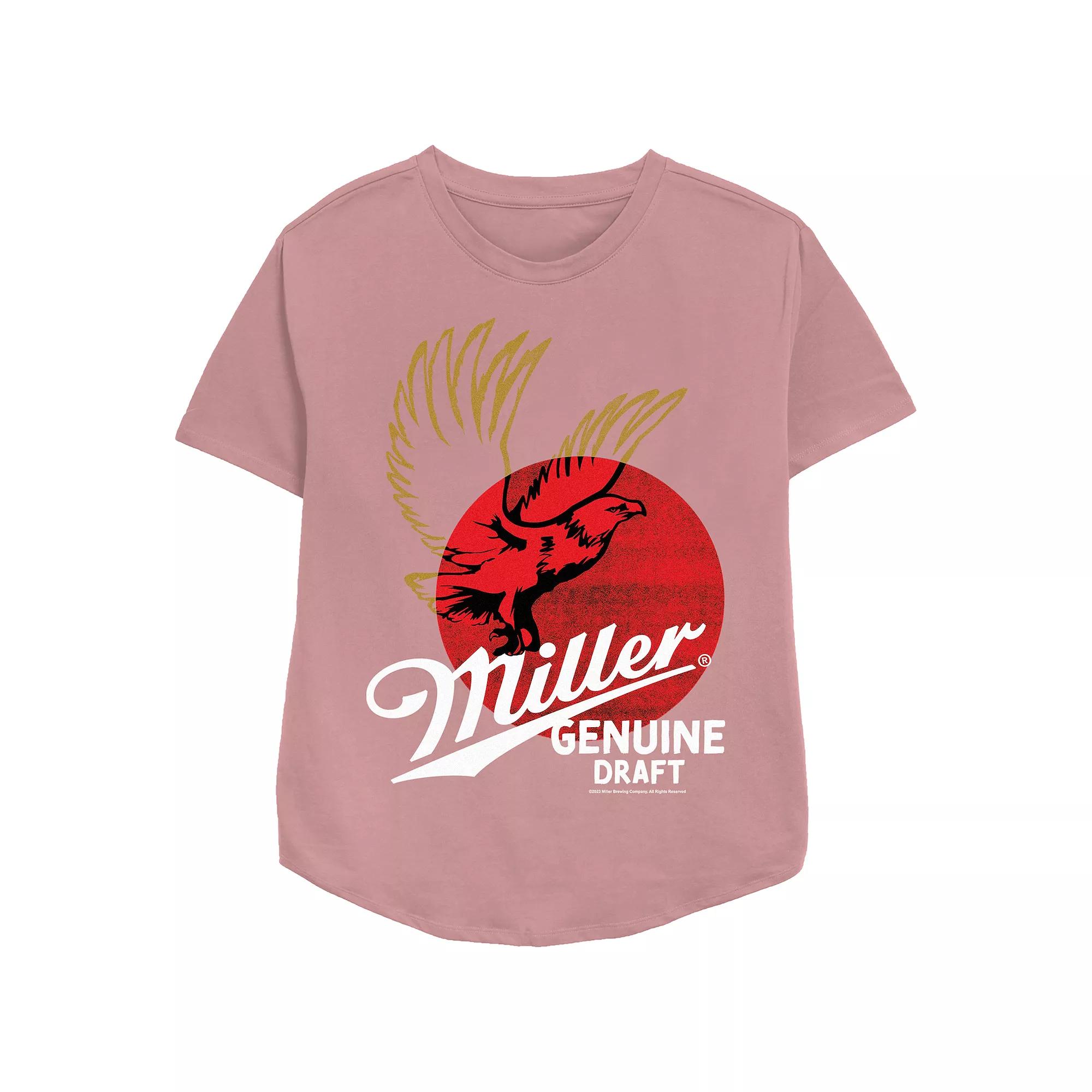 Women's Miller Genuine Draft Relaxed Fit Graphic Tee,  Product Image