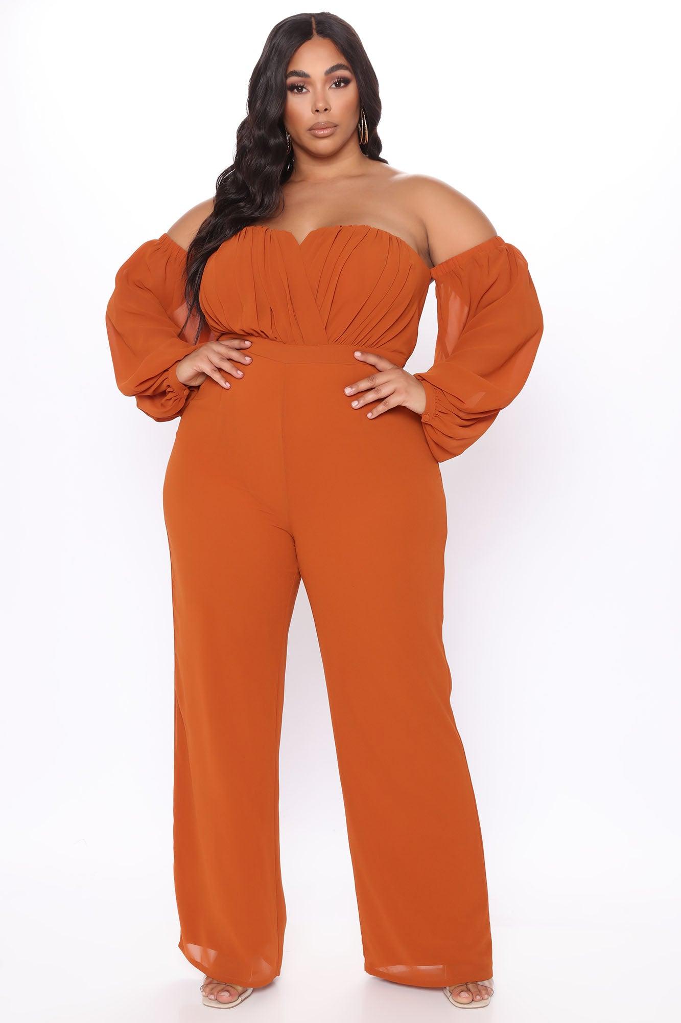 Spice It Up Jumpsuit - Brown Product Image