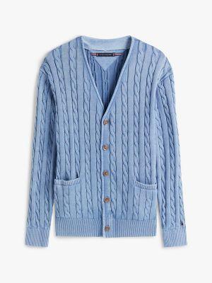 Classic Cable Knit Cardigan Product Image