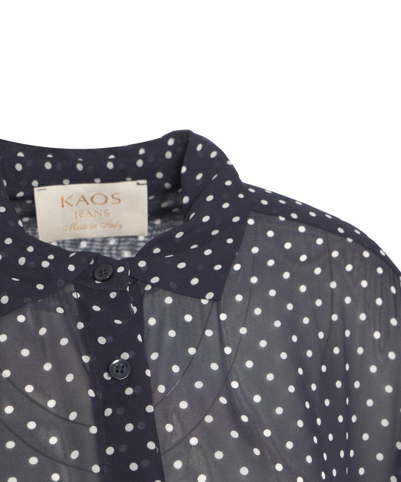 Blouse with polka dots Product Image