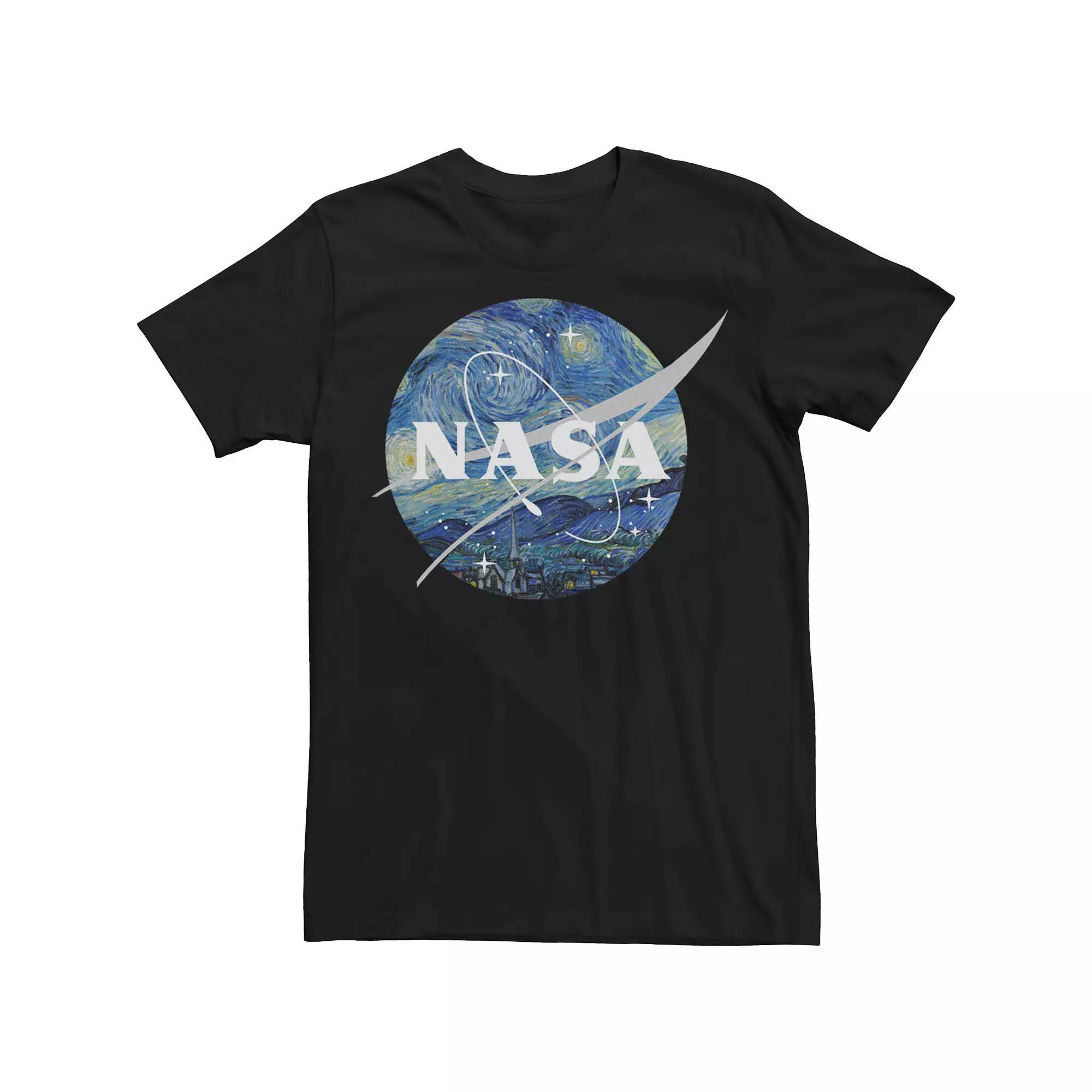 Big & Tall NASA Starry Nasa Logo Tee, Men's,  Product Image