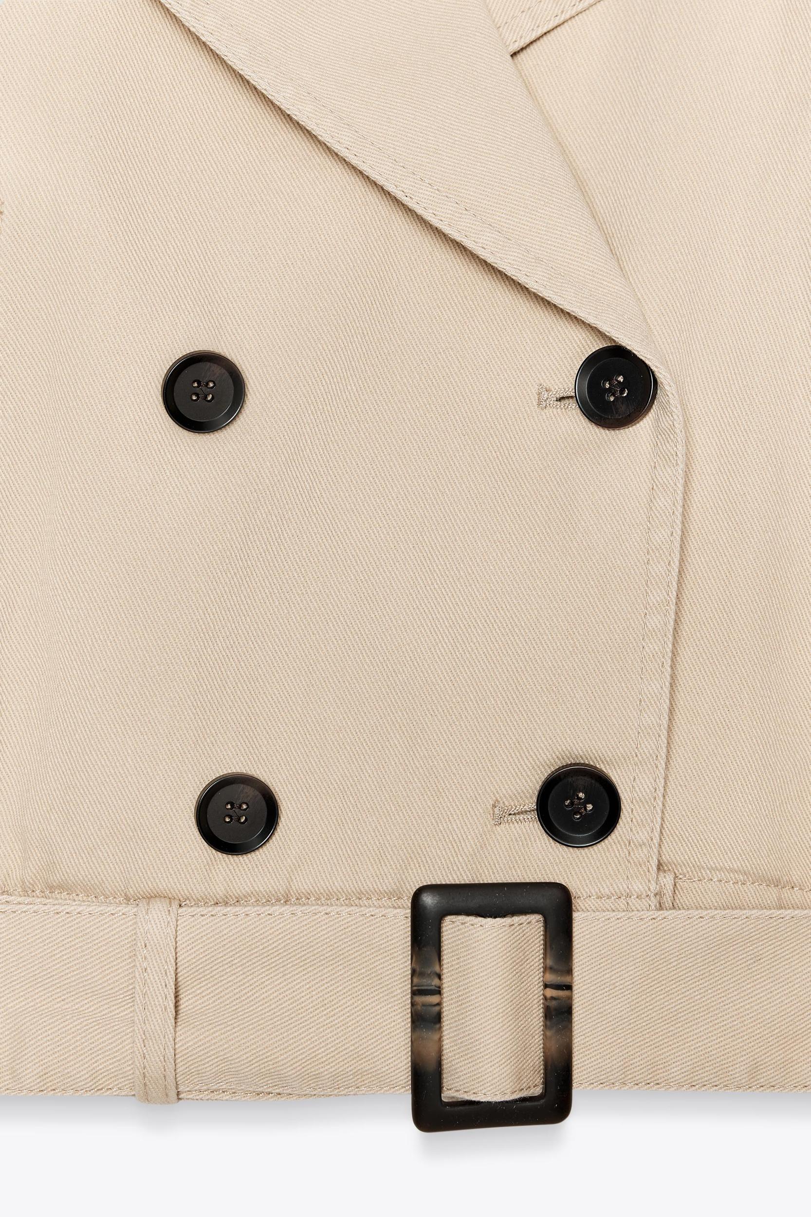 ELASTIC HEM CROPPED JACKET Product Image