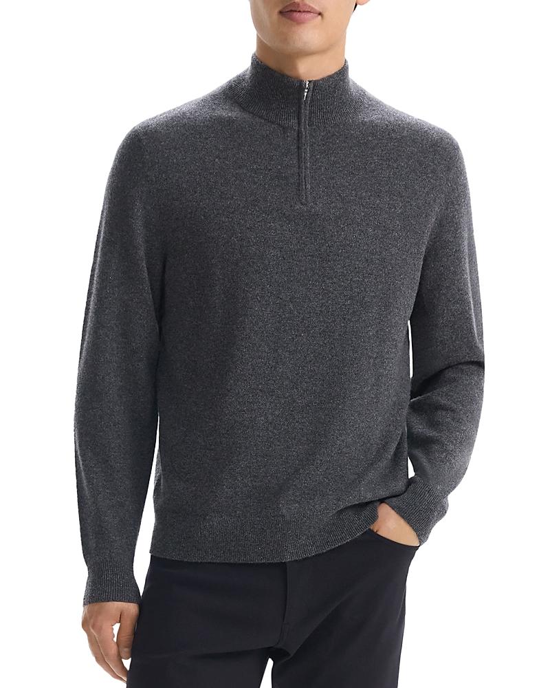Theory Hilles Quarter Zip Cashmere Sweater Product Image