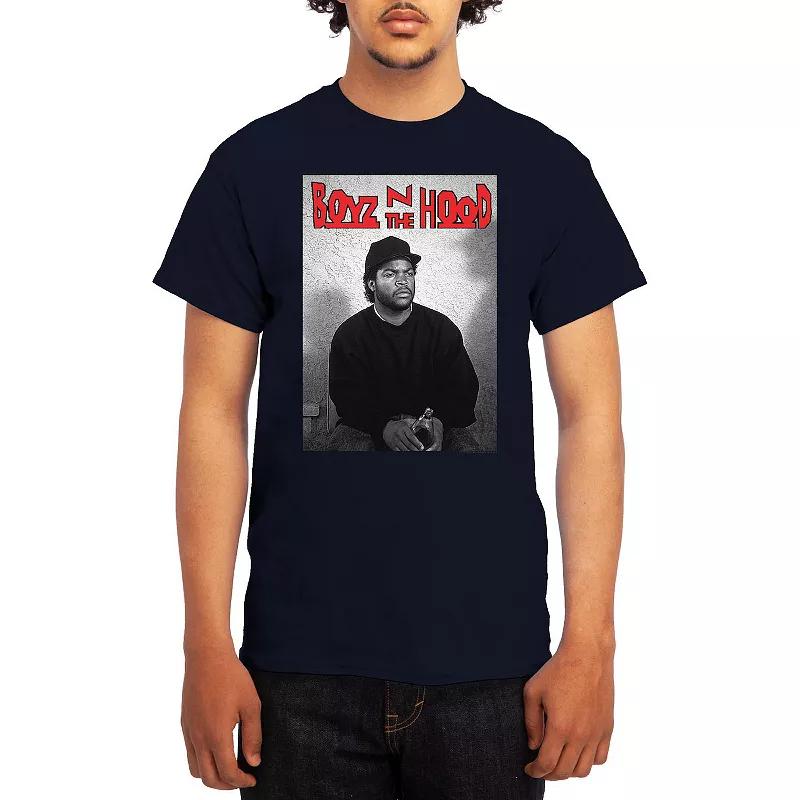 Men's Boyz N' The Hood Logo Doughboy Photo Tee, Size: Large, Lt Blue Product Image