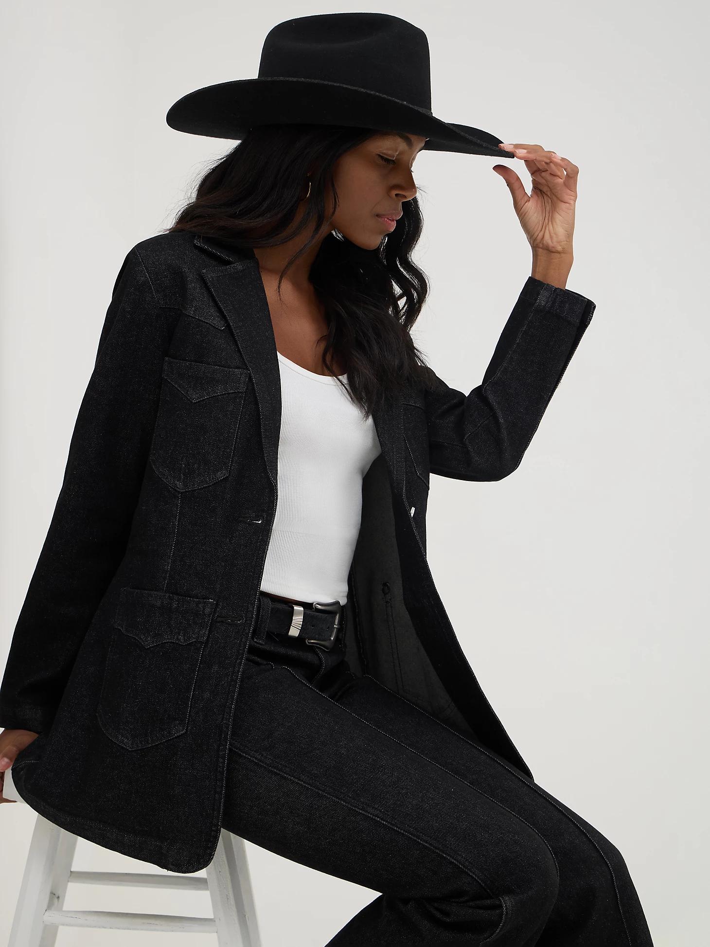 Wrangler® x Yellow Rose by Kendra Scott Fitted Blazer | Women's JACKETS & OUTERWEAR | Wrangler® Product Image