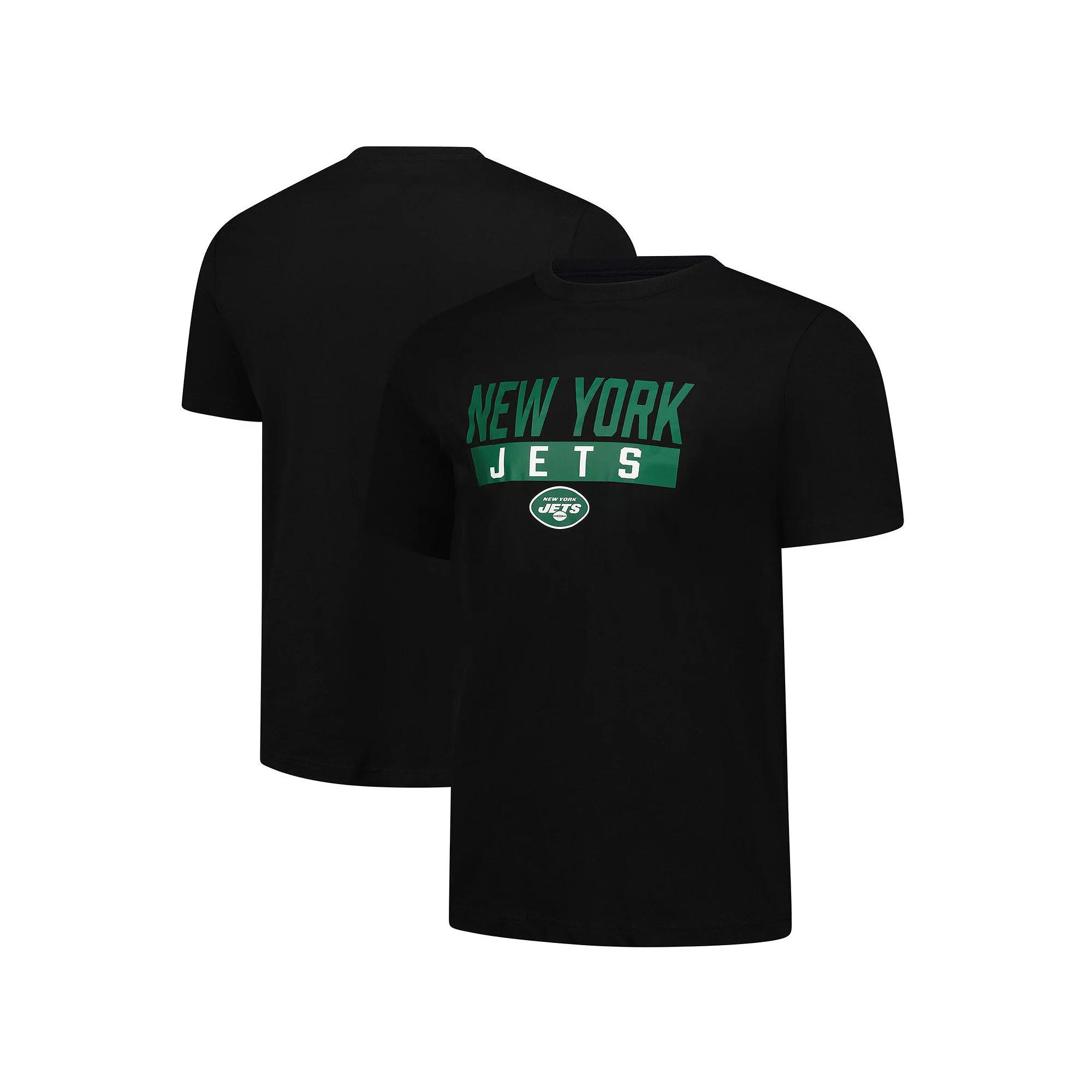 Men's Fanatics  Black New York Jets T-Shirt, Size: Large Product Image