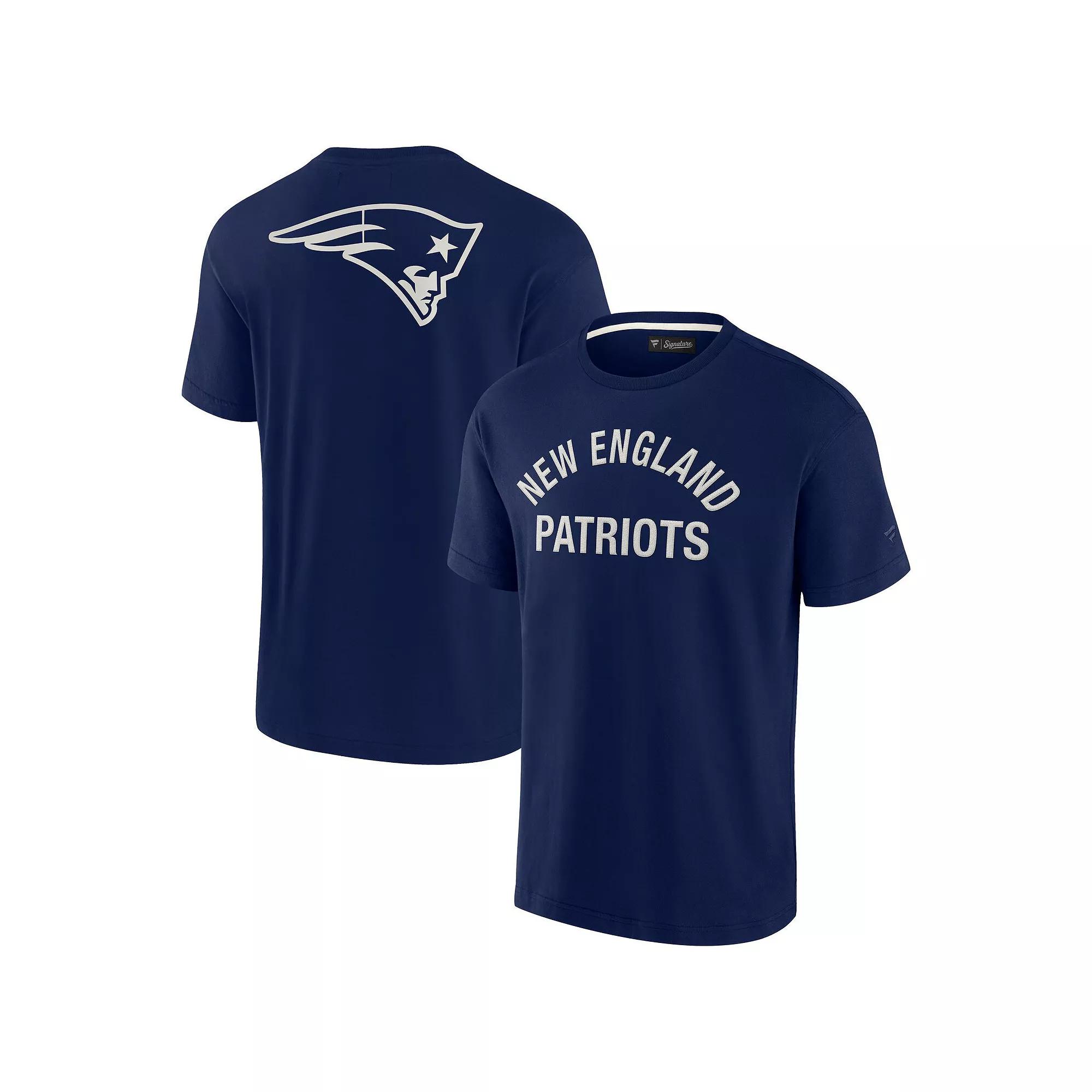 Unisex Fanatics Signature Navy New England Patriots Elements Super Soft Short Sleeve T-Shirt, Adult Unisex,  Product Image