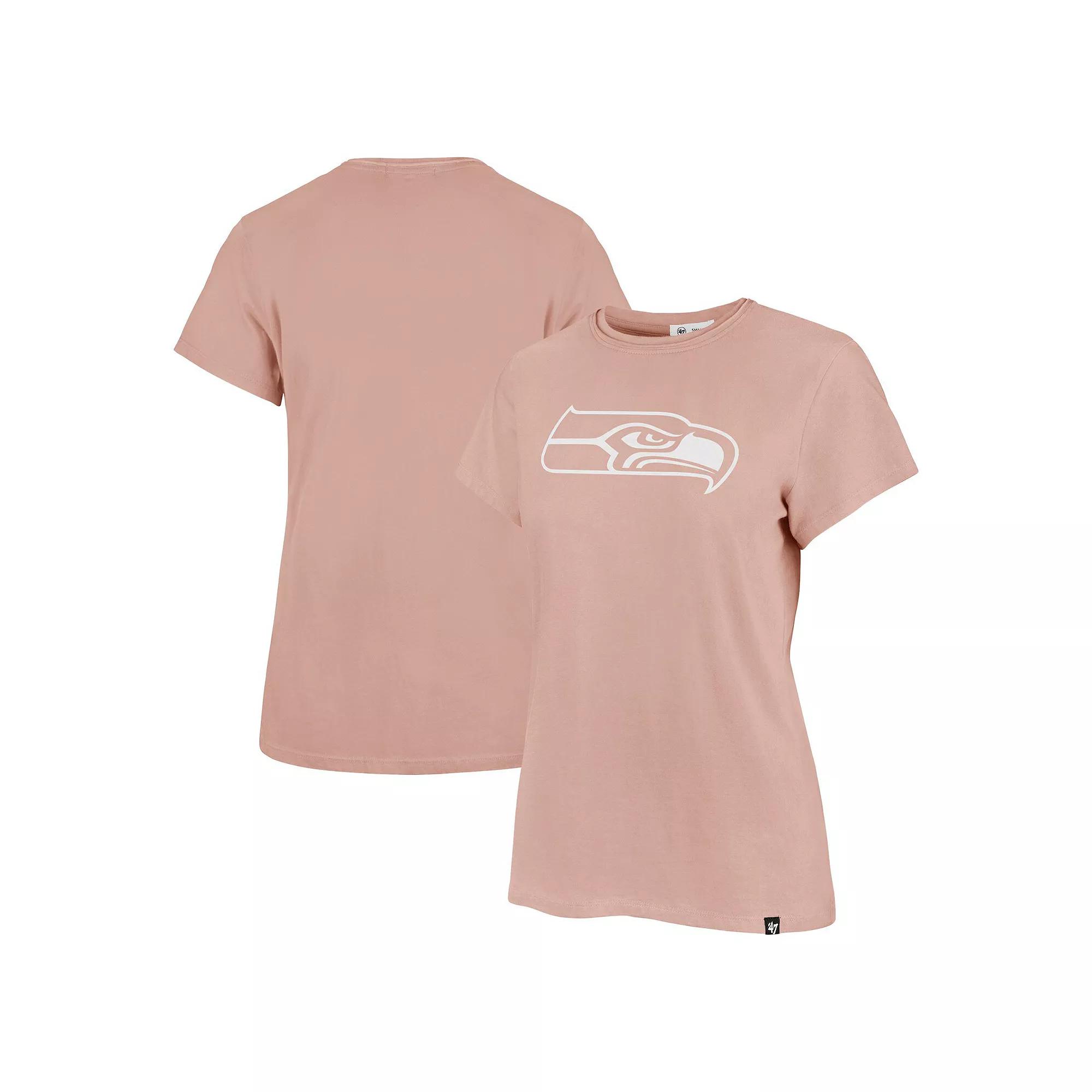 Women's '47  Light Pink Jacksonville Jaguars Premier Frankie T-Shirt, Size: Small Product Image