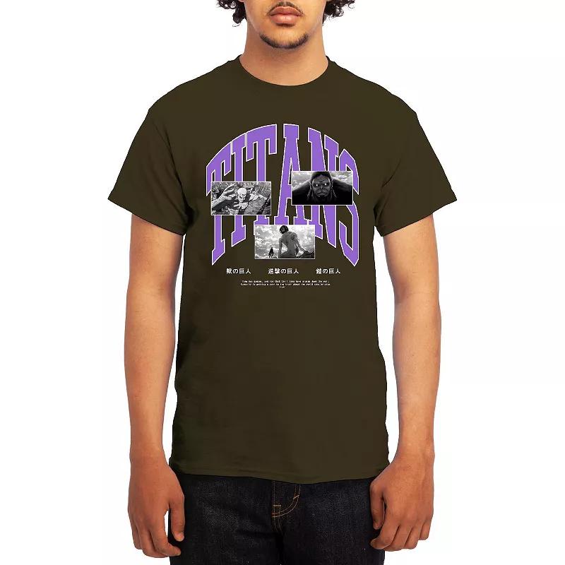 Men's Attack on Titan Athletic Graphic Tee, Size: XXL Product Image