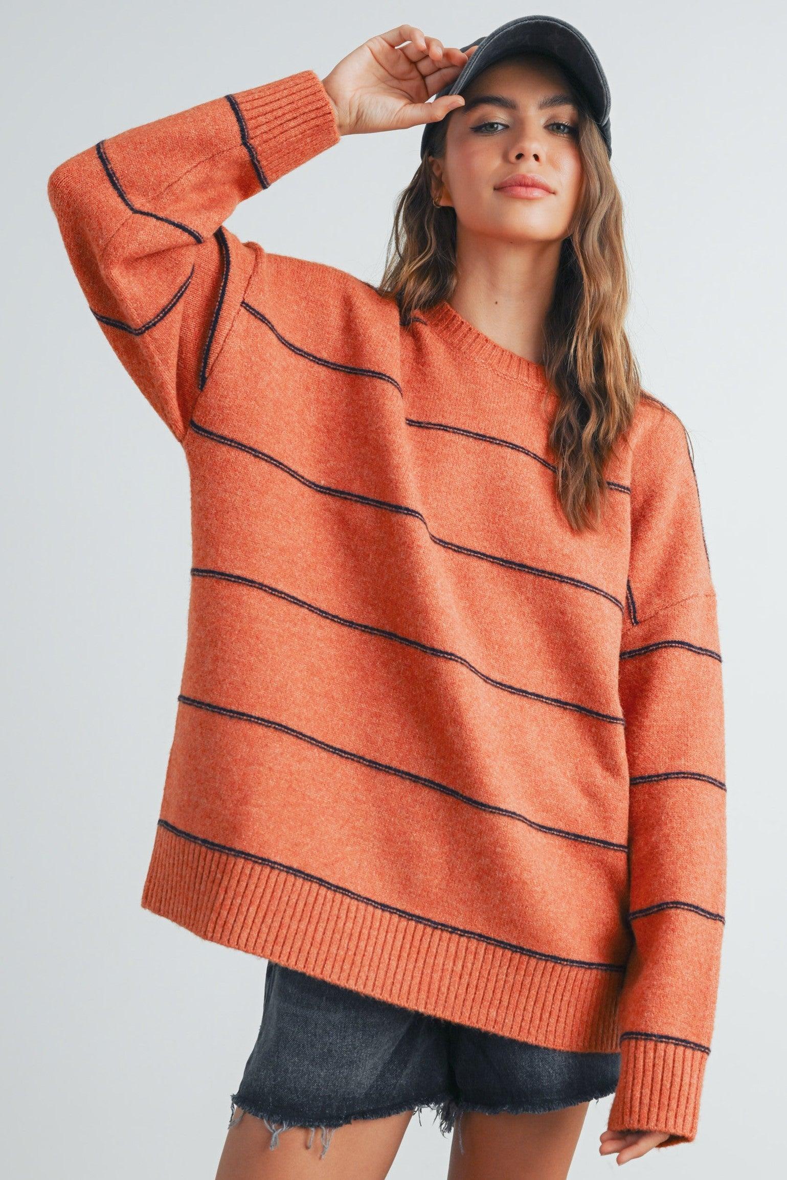 Casual Cozy Oversized Sweater Product Image