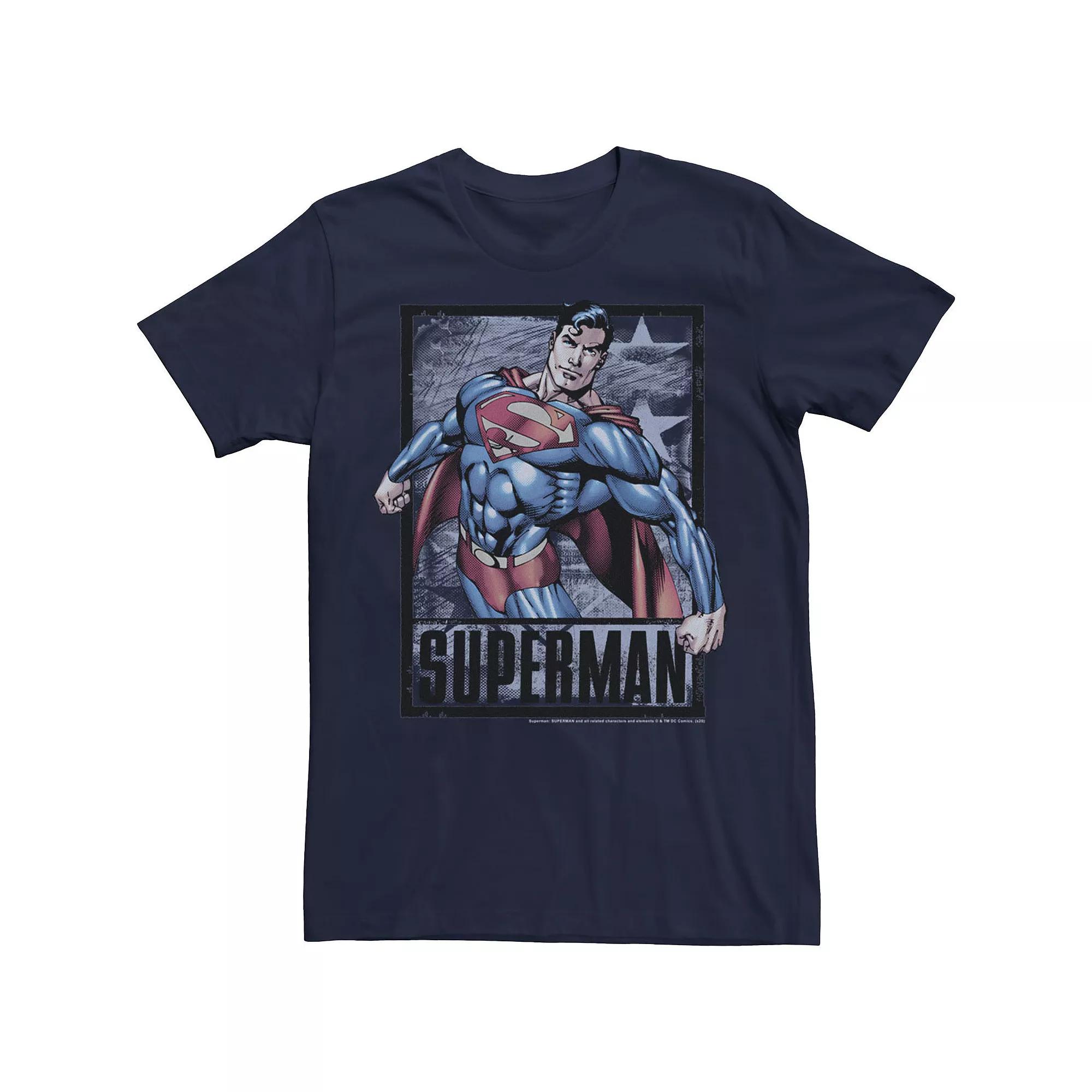 Men's Superman Check It Poster Tee,  Product Image