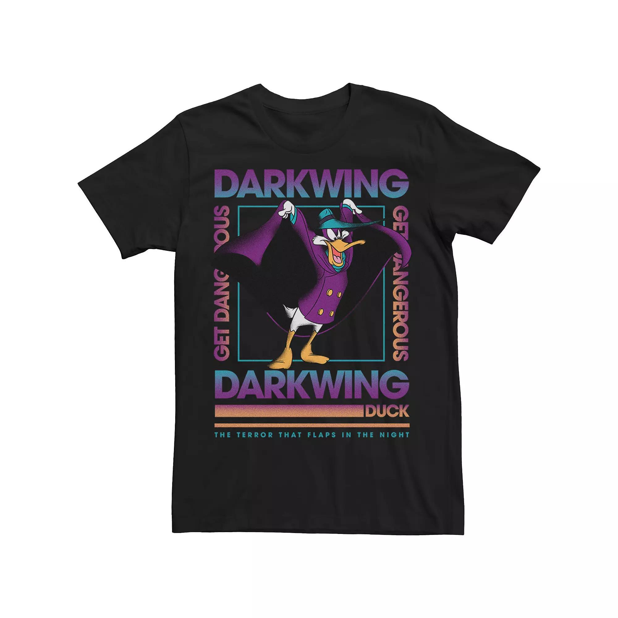 Disney's Darkwing Duck Men's Get Dangerous Square Tee,  Product Image