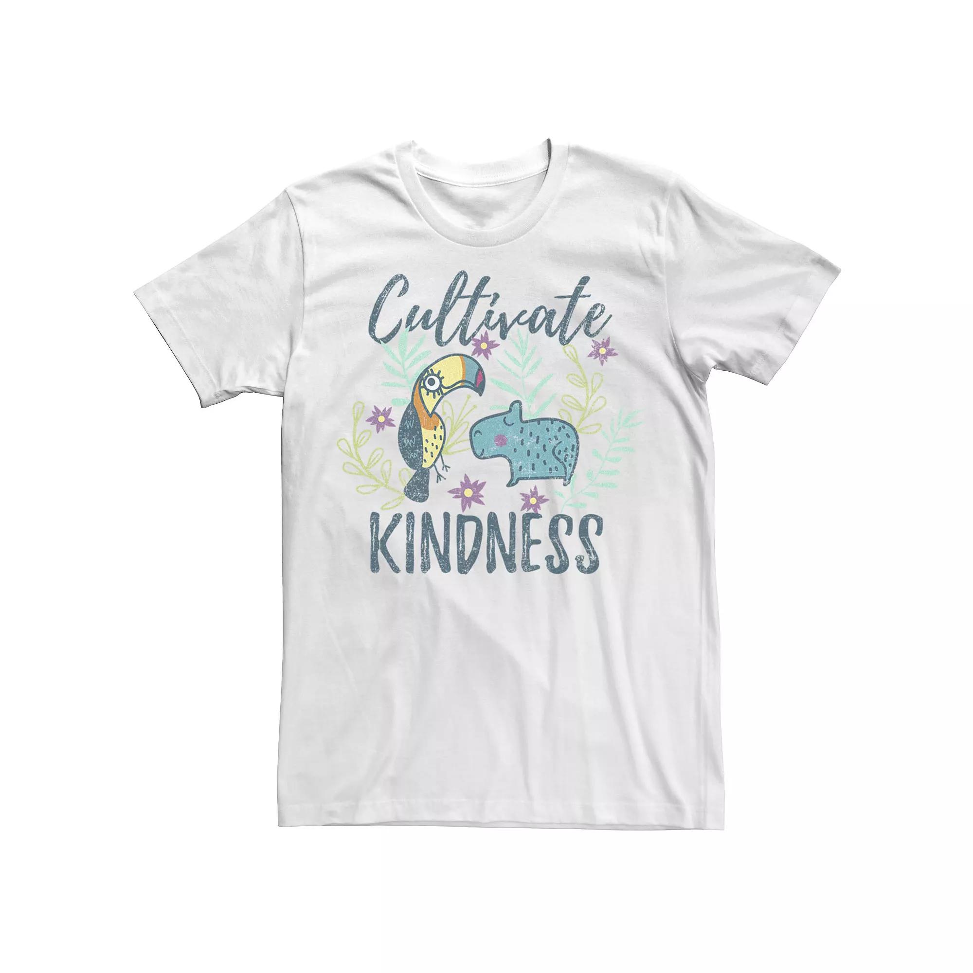 Disney's Encanto Men's Cultivate Kindness Distressed Animal Sketch Tee, Size: Small, White Product Image