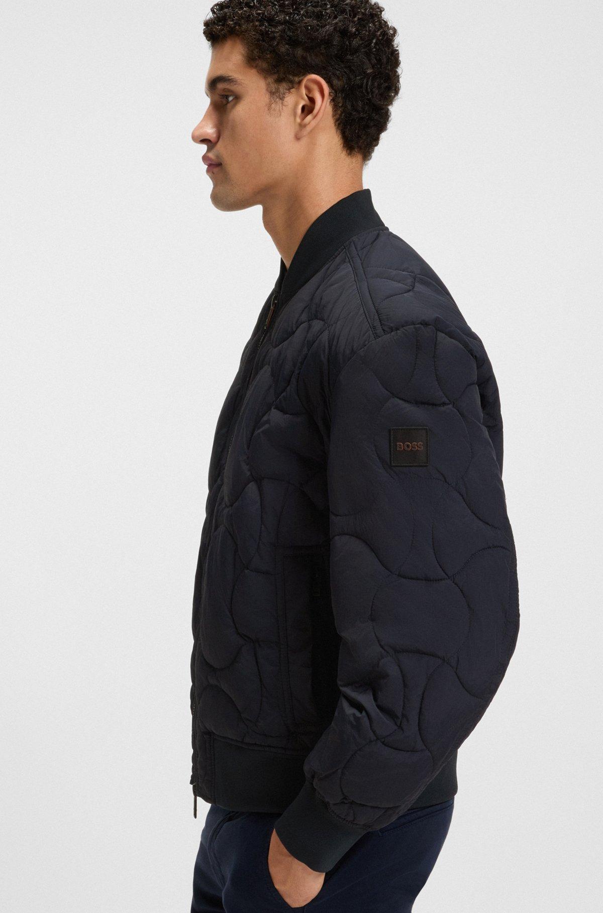 Water-repellent jacket with onion quilting Product Image