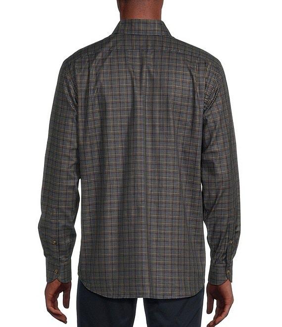 Cremieux Blue Label Plaid Heather Twill Long Sleeve Woven Shirt Product Image