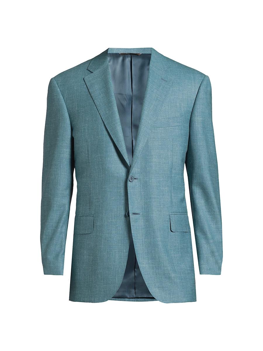 Mens Siena Wool-Blend Two-Button Sport Coat Product Image