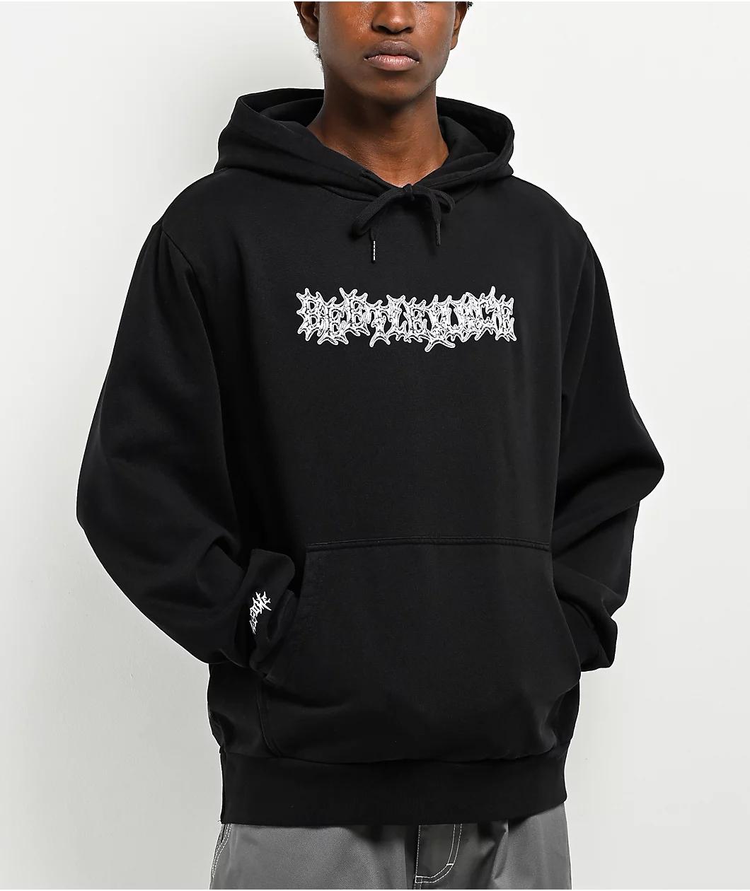 Welcome x Beetlejuice Qualified Black Hoodie Product Image