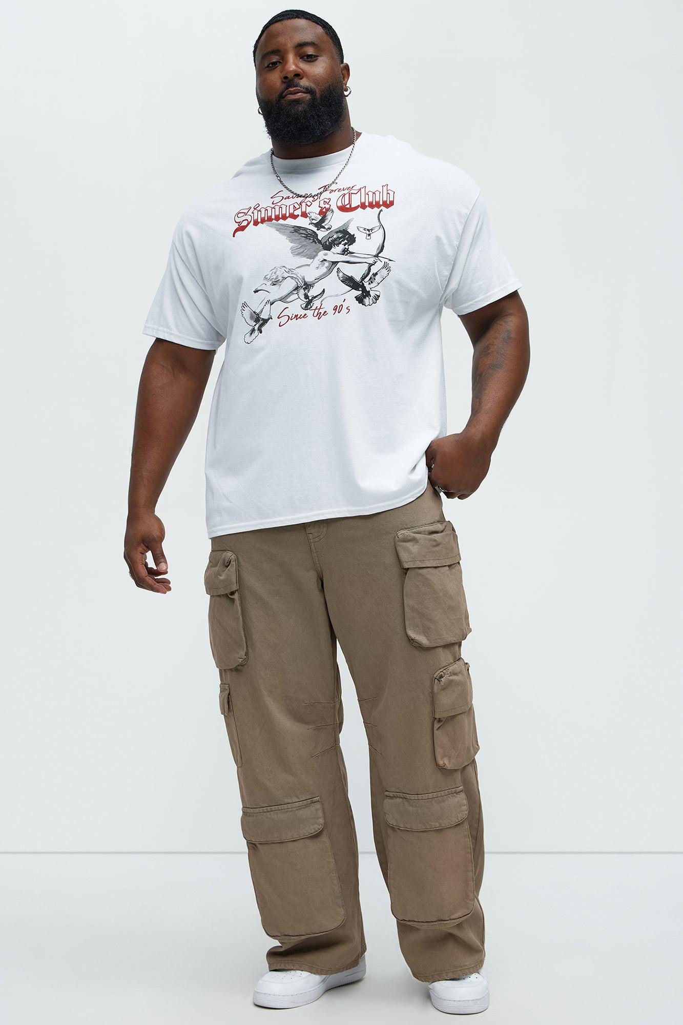 Savage Forever Sinner's Short Sleeve Tee - White Product Image