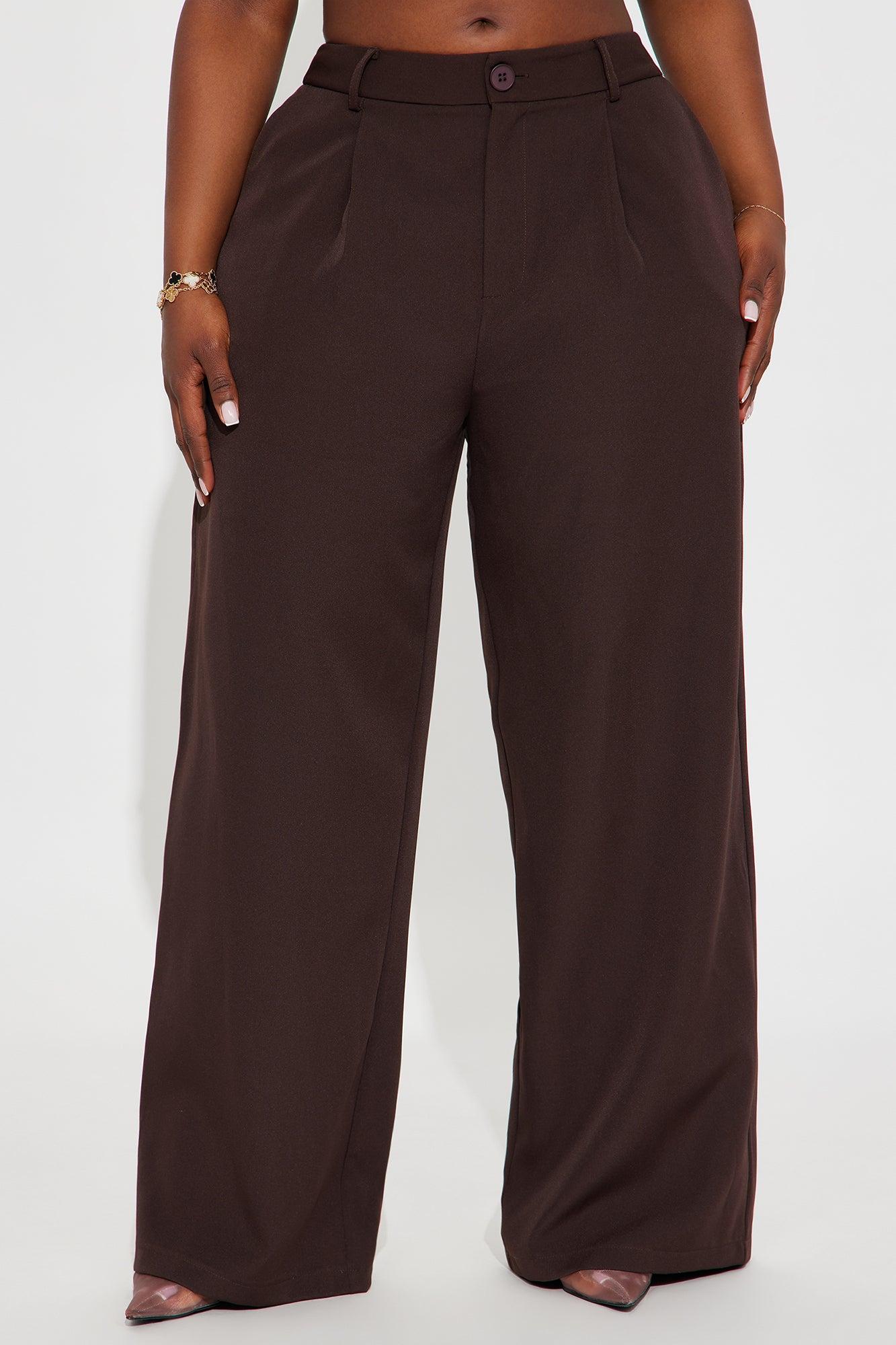 High Investment Trouser Pant - Chocolate Female Product Image